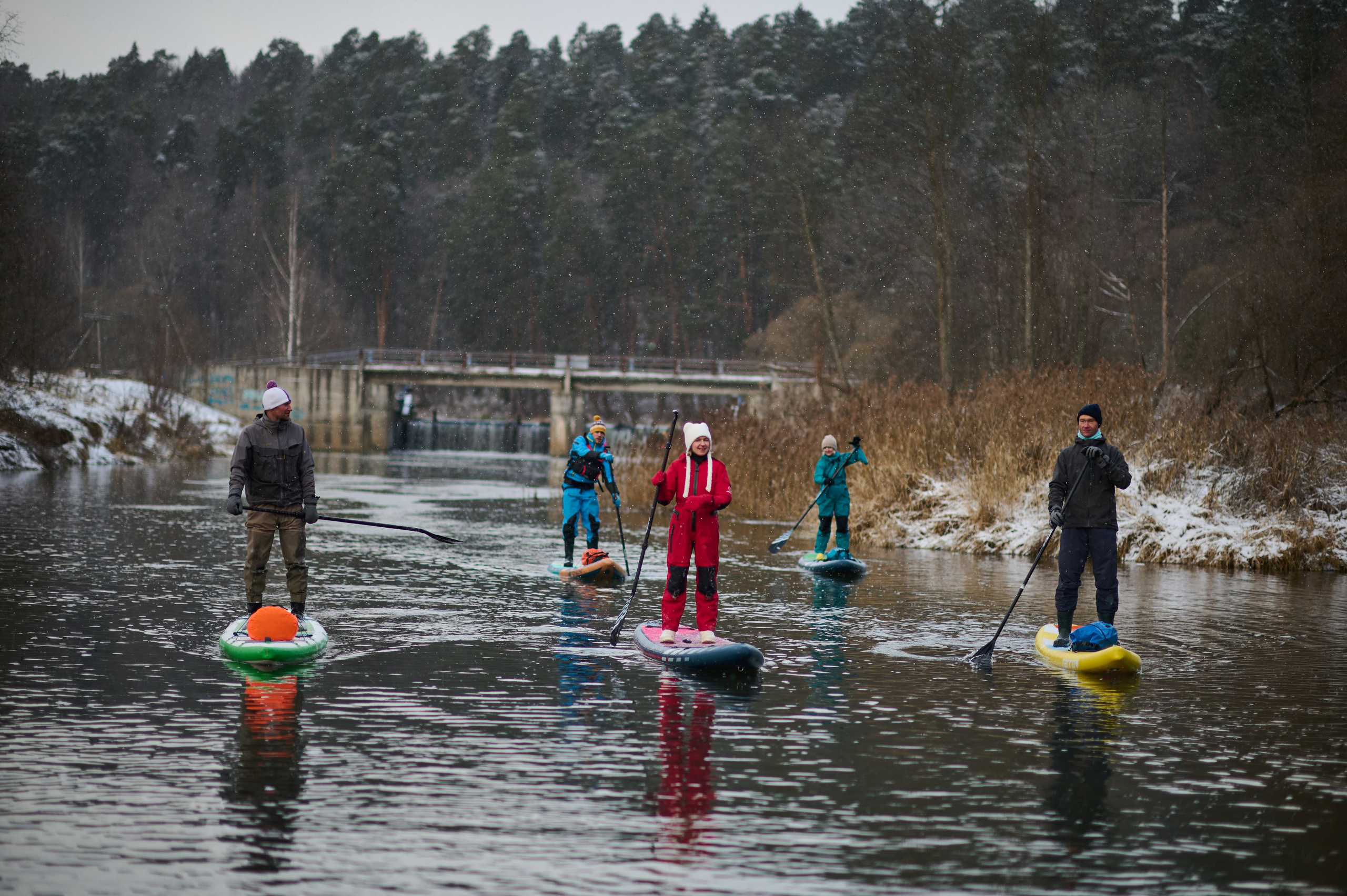 Начало зимы р. Лопасня. Главная