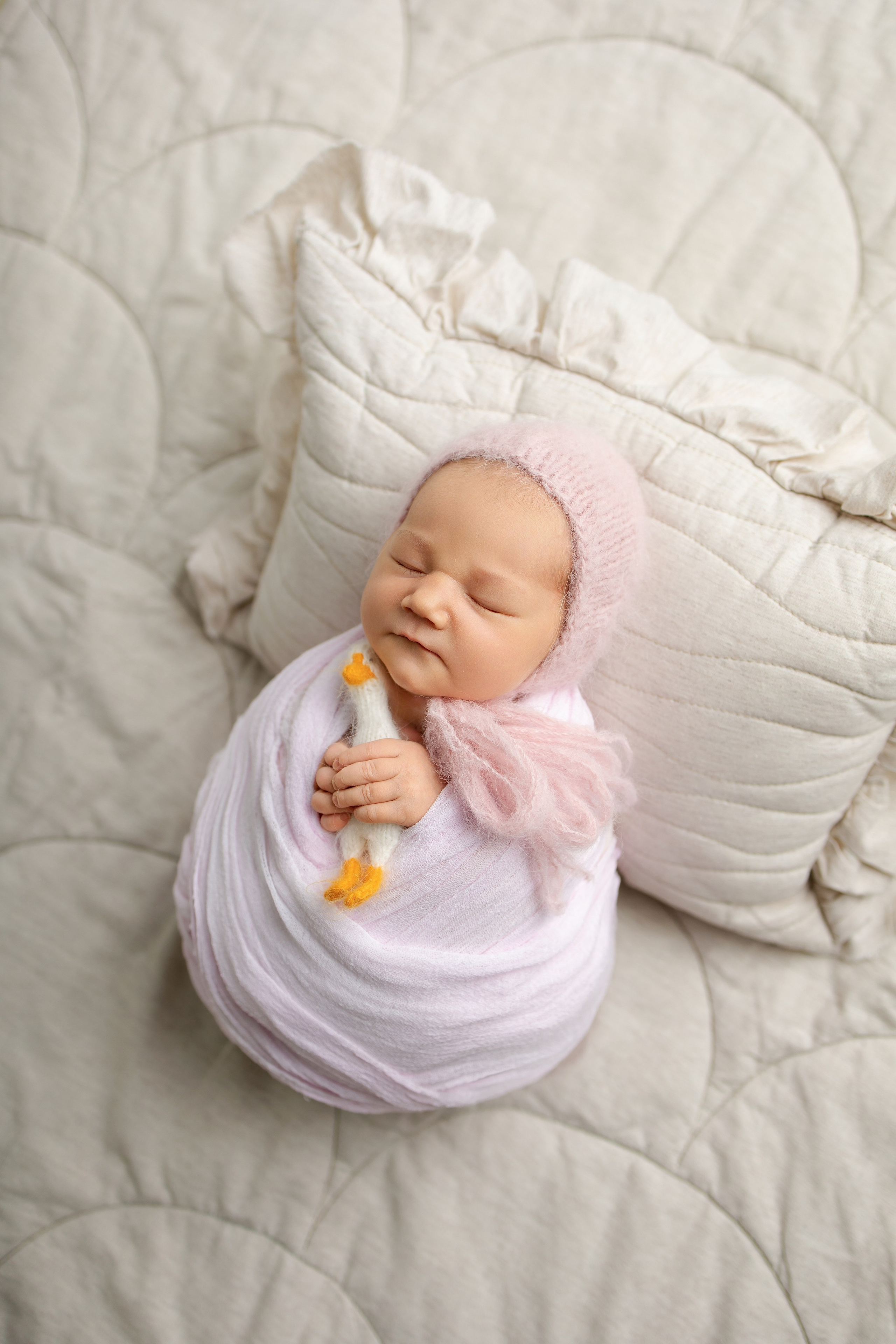 Полина 6 дней. Фотограф новорождённых Newborn Москва