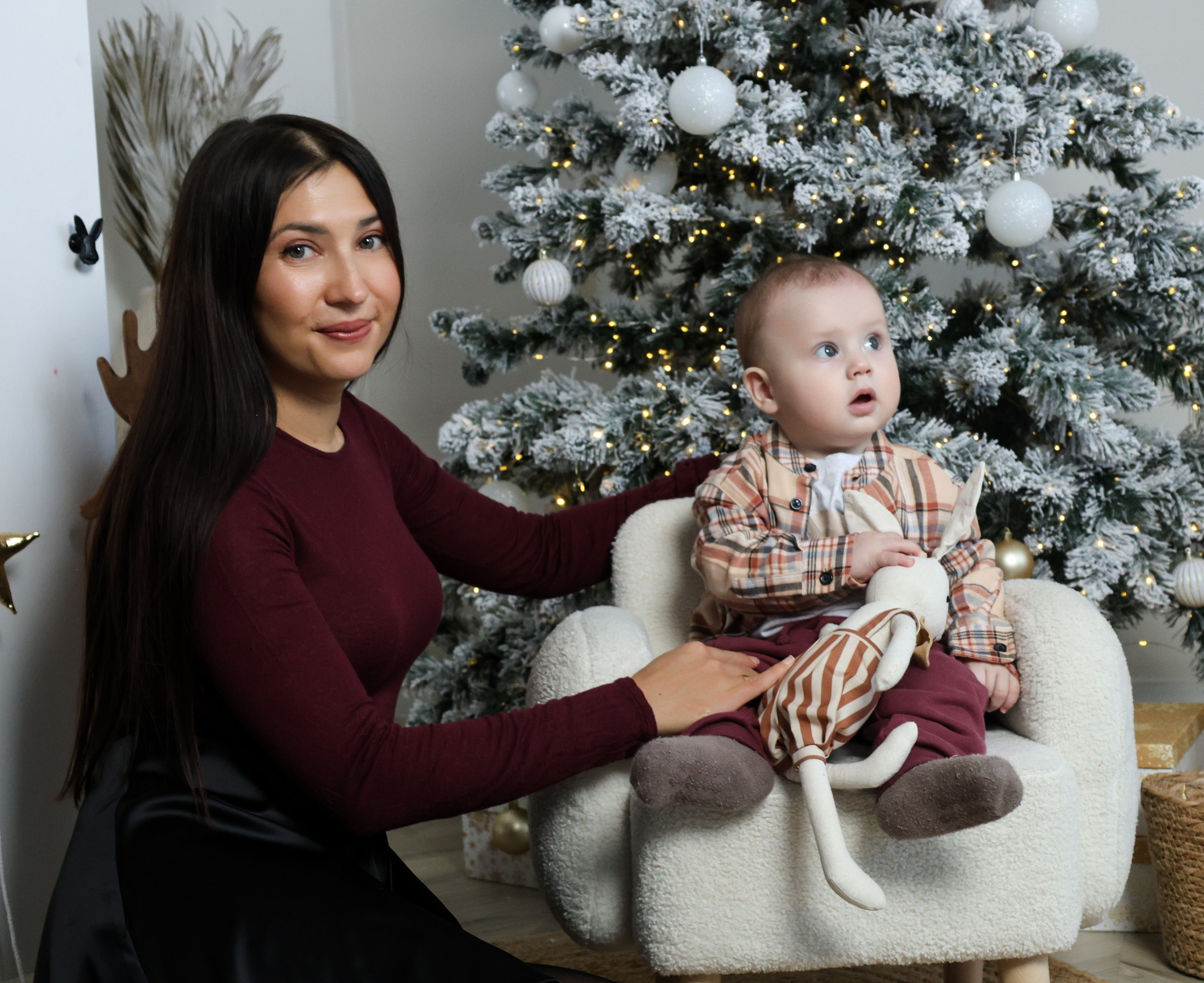 Семейная Новогодняя съёмка. Ирина, Денис и Платон. Tatiana Shumskaya