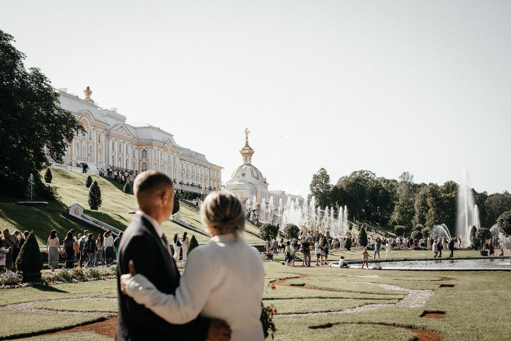 Свадебная фотосессия для двоих в СПб: ЗАГС, Исаакий, Петергоф