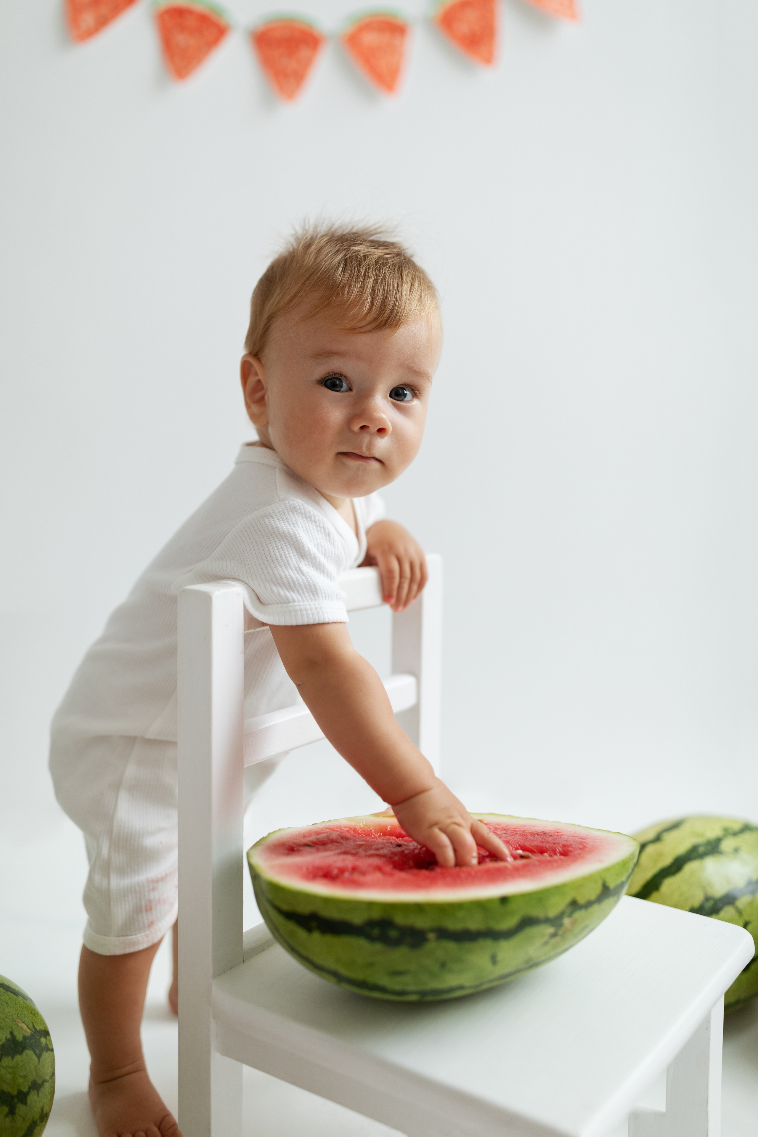 Артур и арбузы. Фотограф на годик Хабаровск Детский и семейный фотограф в Хабаровске Юлия Матвиенко