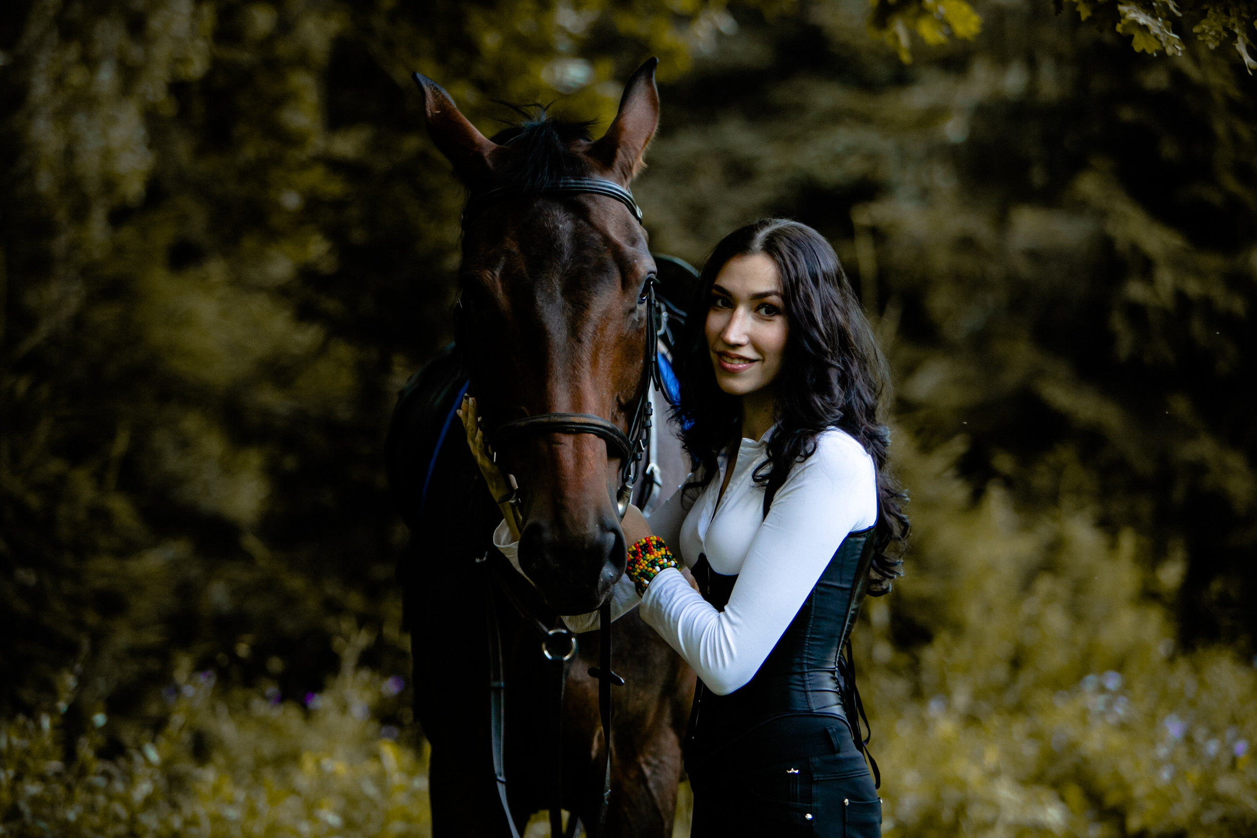 Фото с лошадьми. Фотограф Елена Лагода