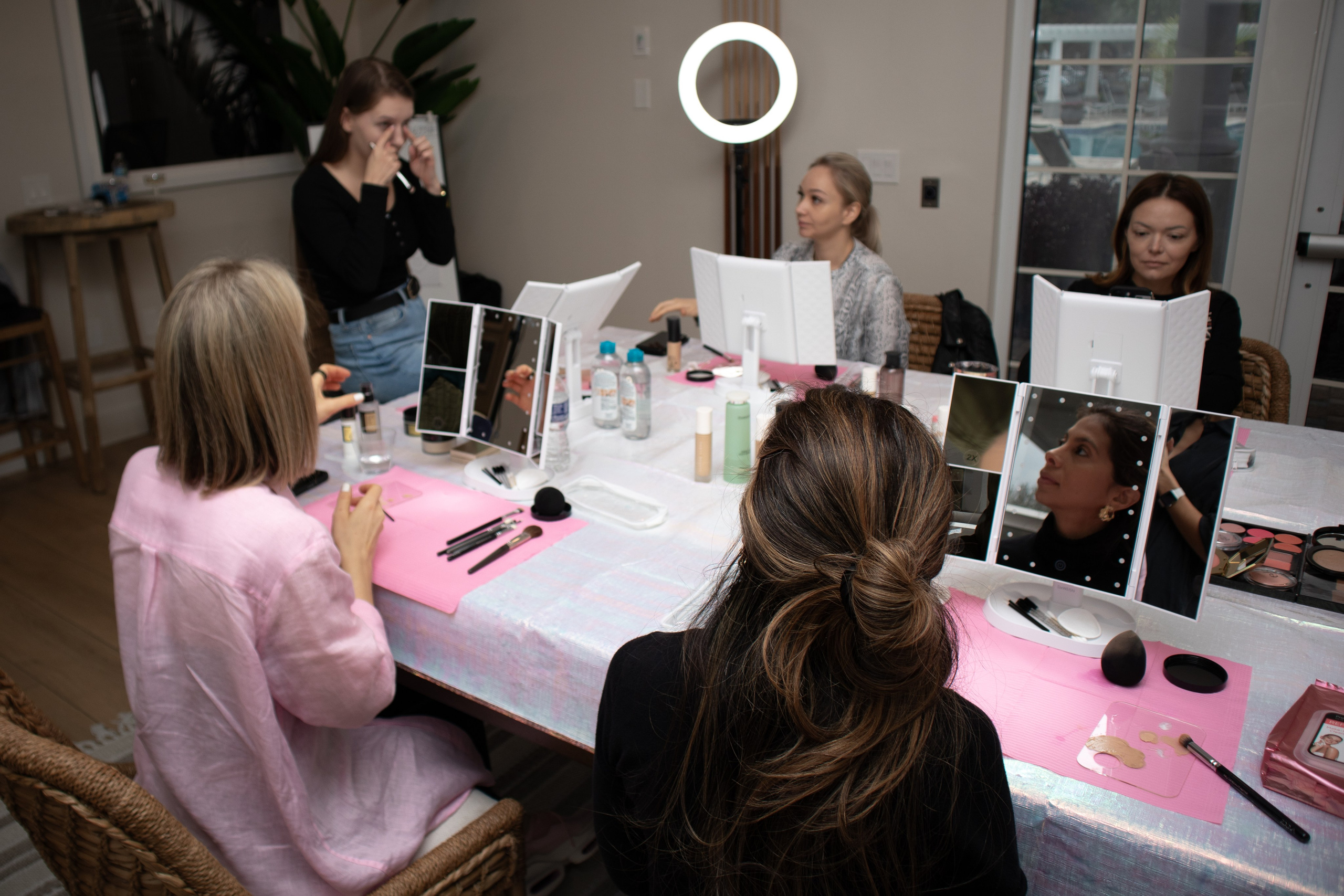 Makeup party in Delray Beach. Delray Beach Photographer