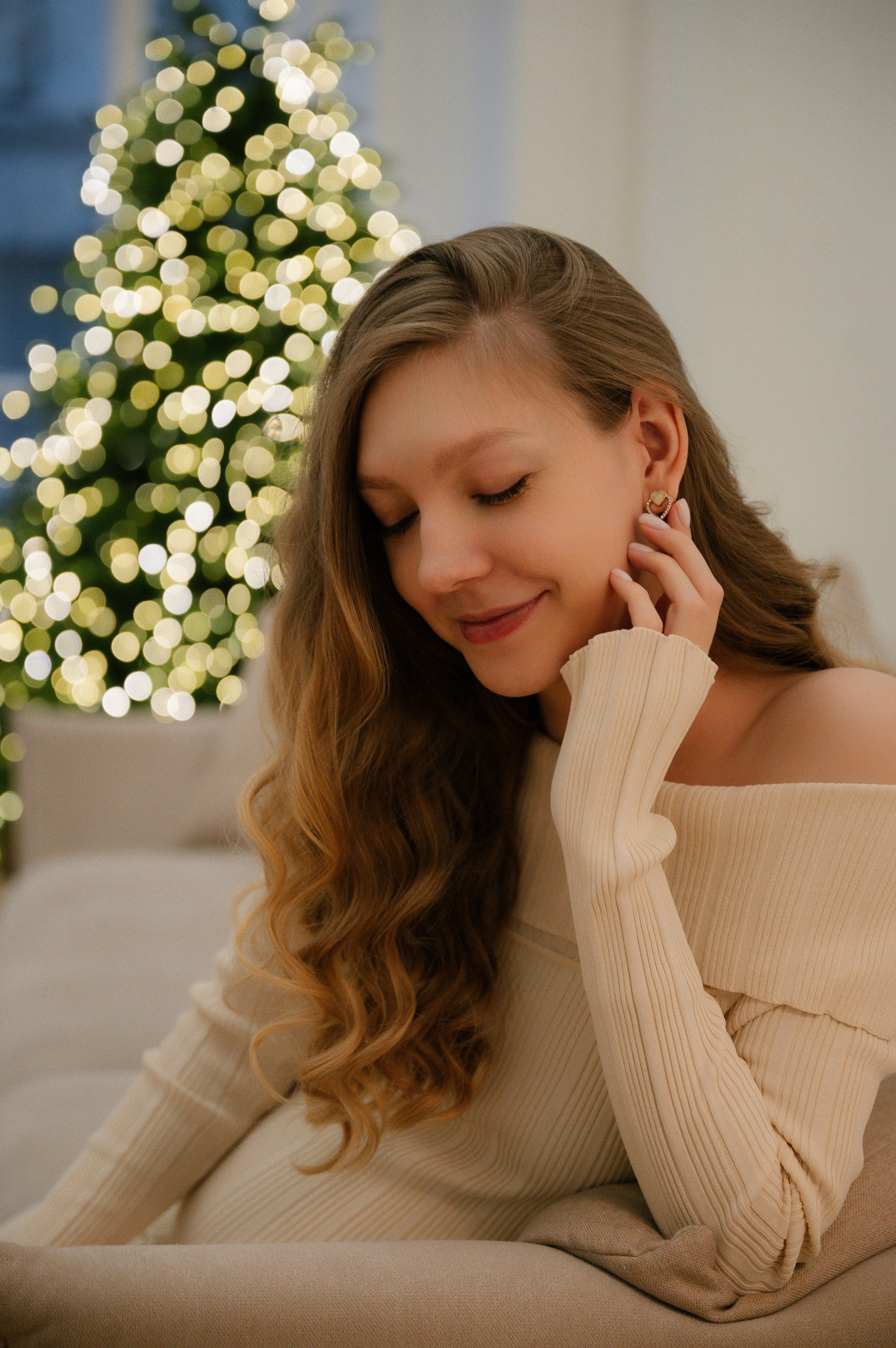 Ожидание чуда Юля Влад Новый год. Фотограф Алёна Мил