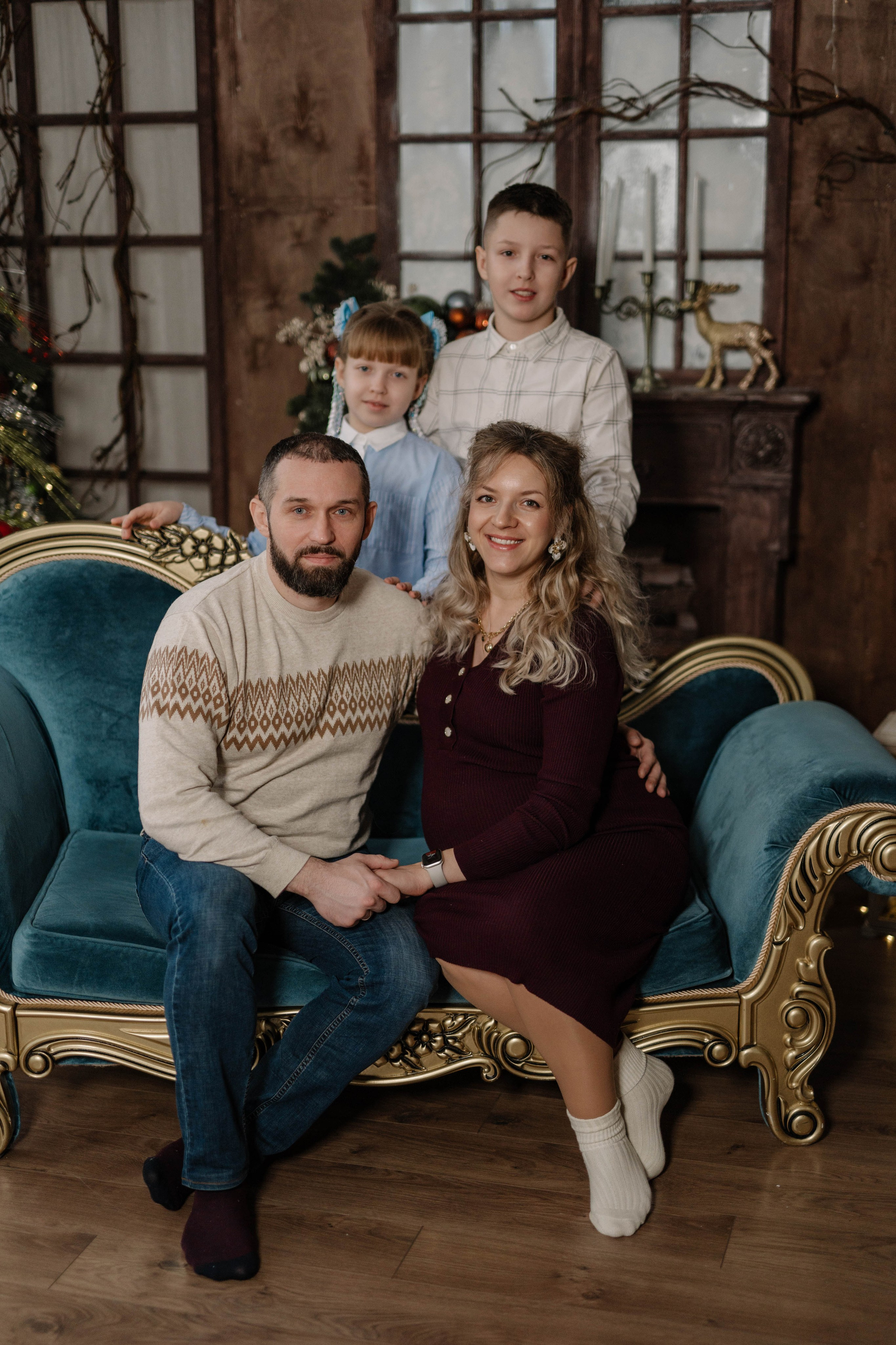 Семейная новогодняя съемка. Свадебный и семейный фотограф в Калуге Анна Киреева