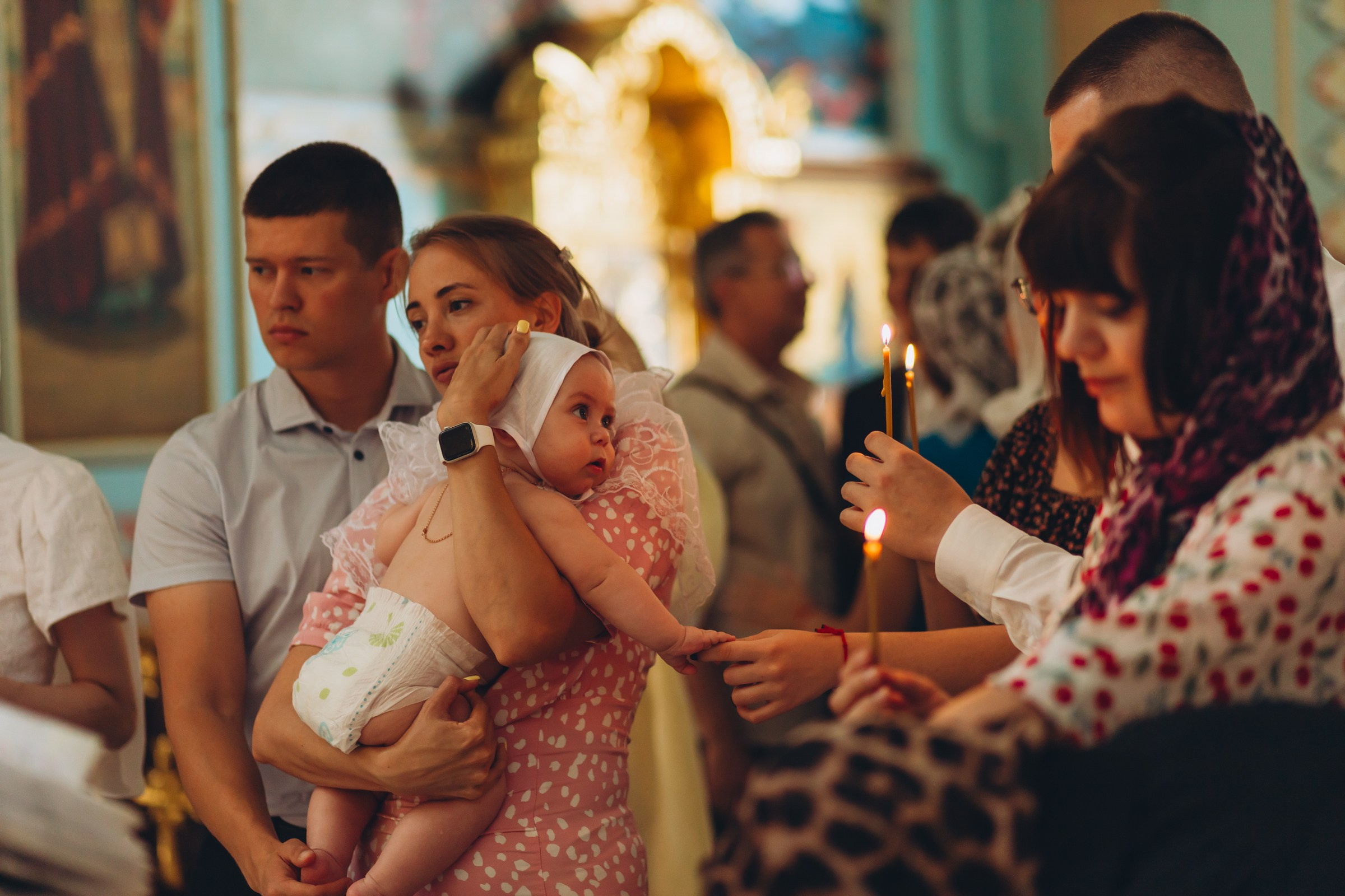 Крещение Давида. Семейный фотограф в Волгодонске Краченцева Анна