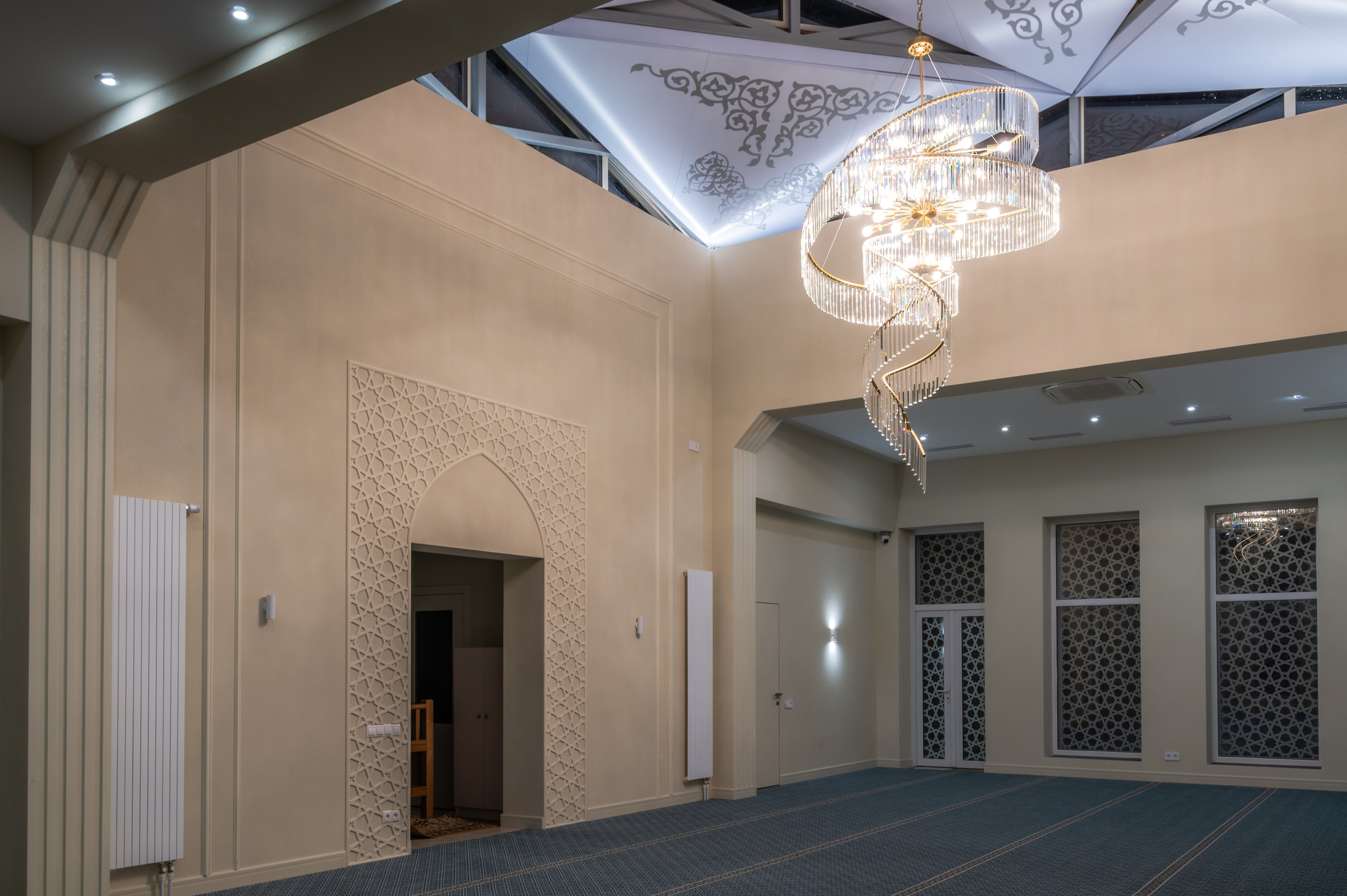 Интерьерная съёмка для мечети Изге Ай. Фотограф/видеограф Богдан Голованов