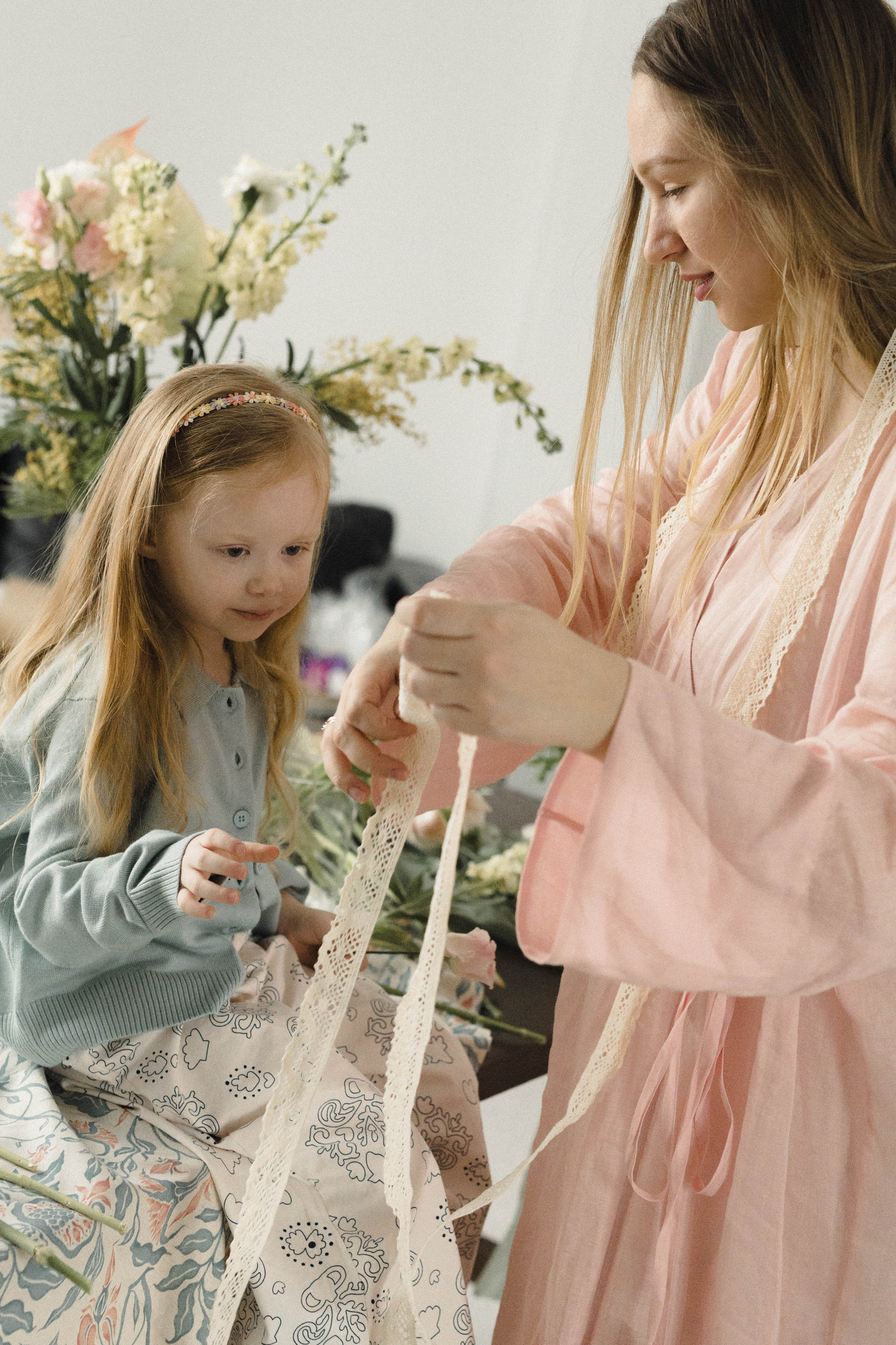 Утро с мамой. Фотография о важном