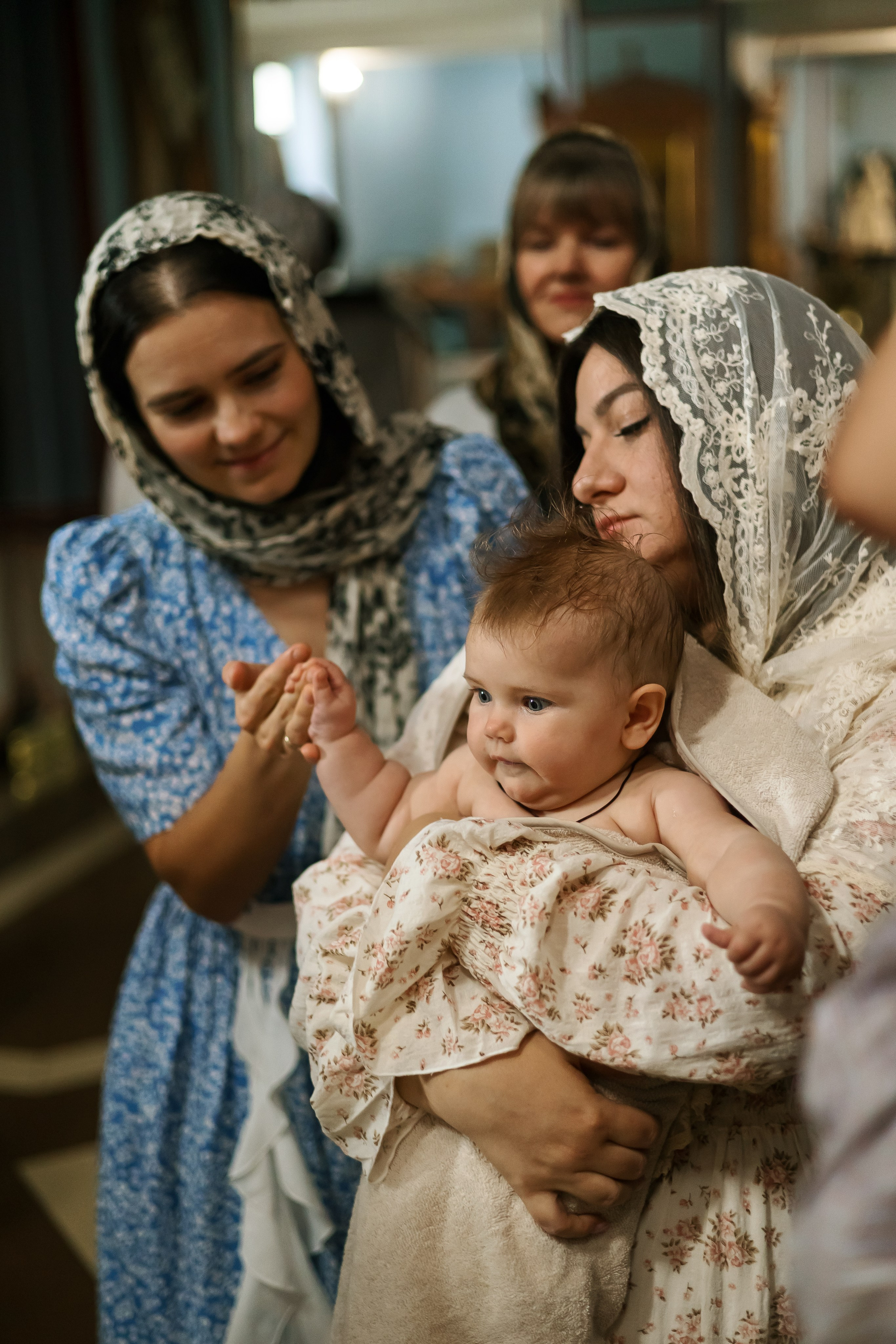 Крещение Никиты и Анастасии. Фотограф г. Москва Олеся Пантелеева