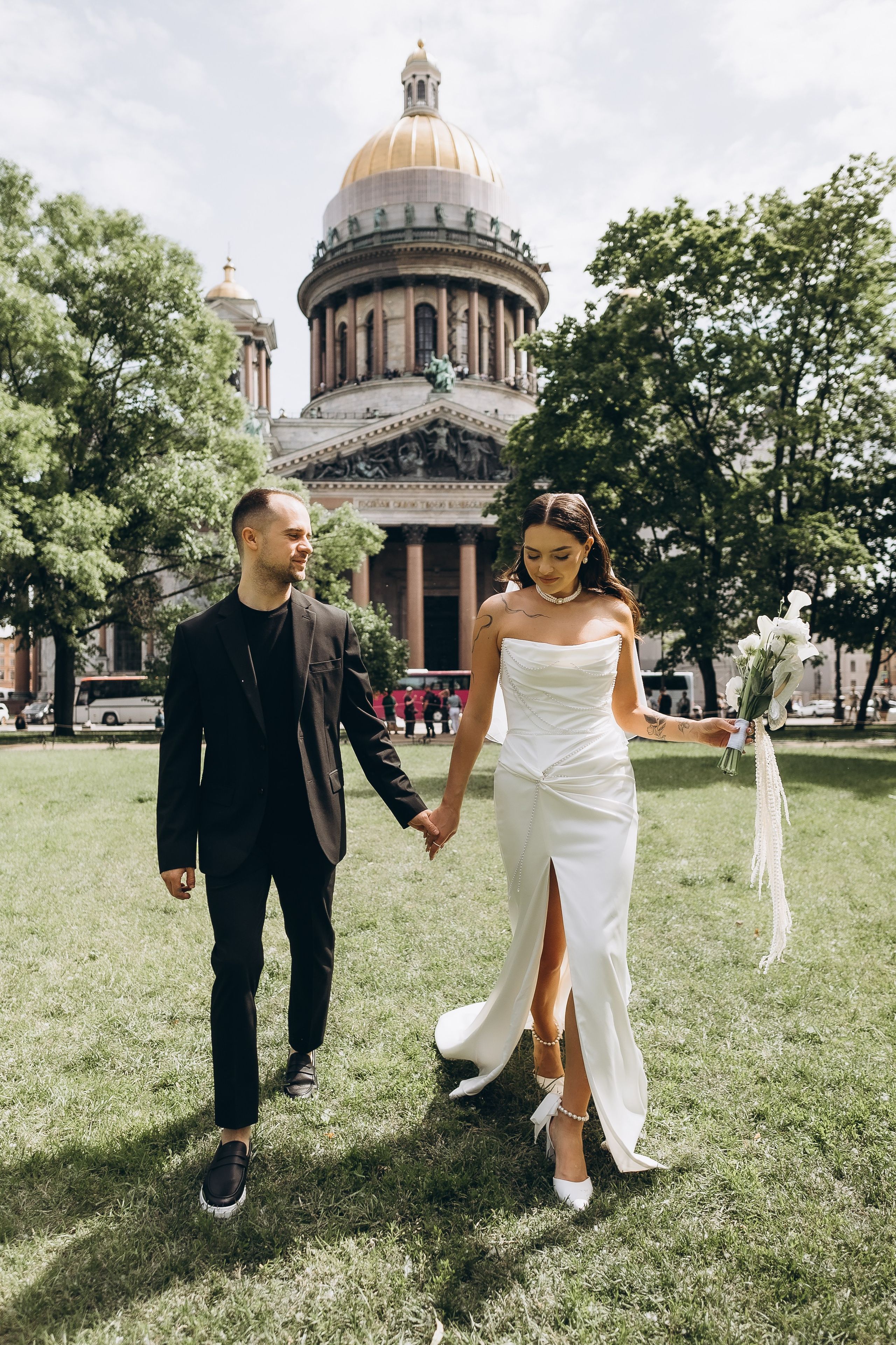 Свадебная Фотопрогулка Исаакиевский. Фотограф ПИТЕР СПБ Надежда Баранова