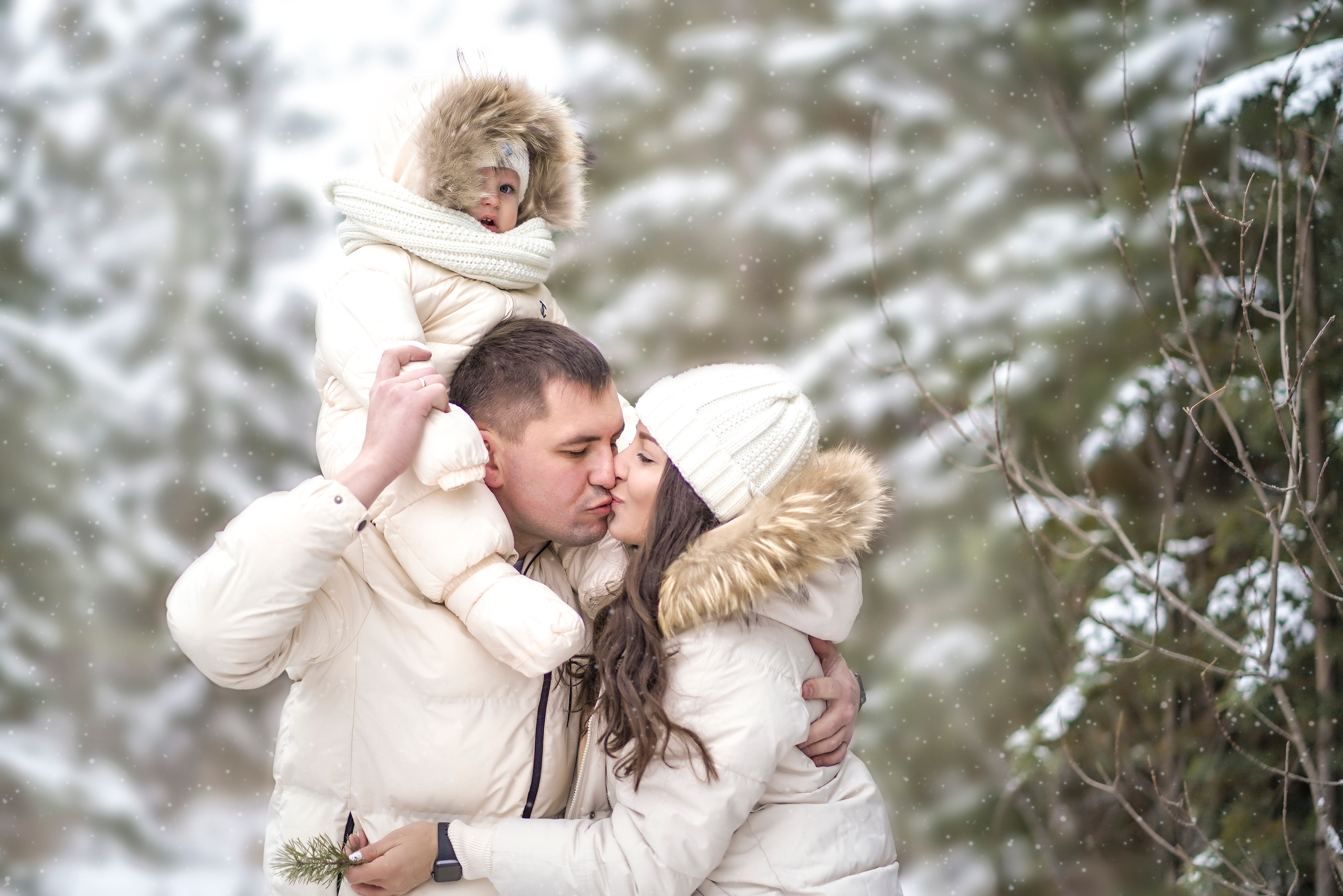 Зимняя семейная фотосессия. Детский и семейный фотограф в Давлеканово Волкова Вероника
