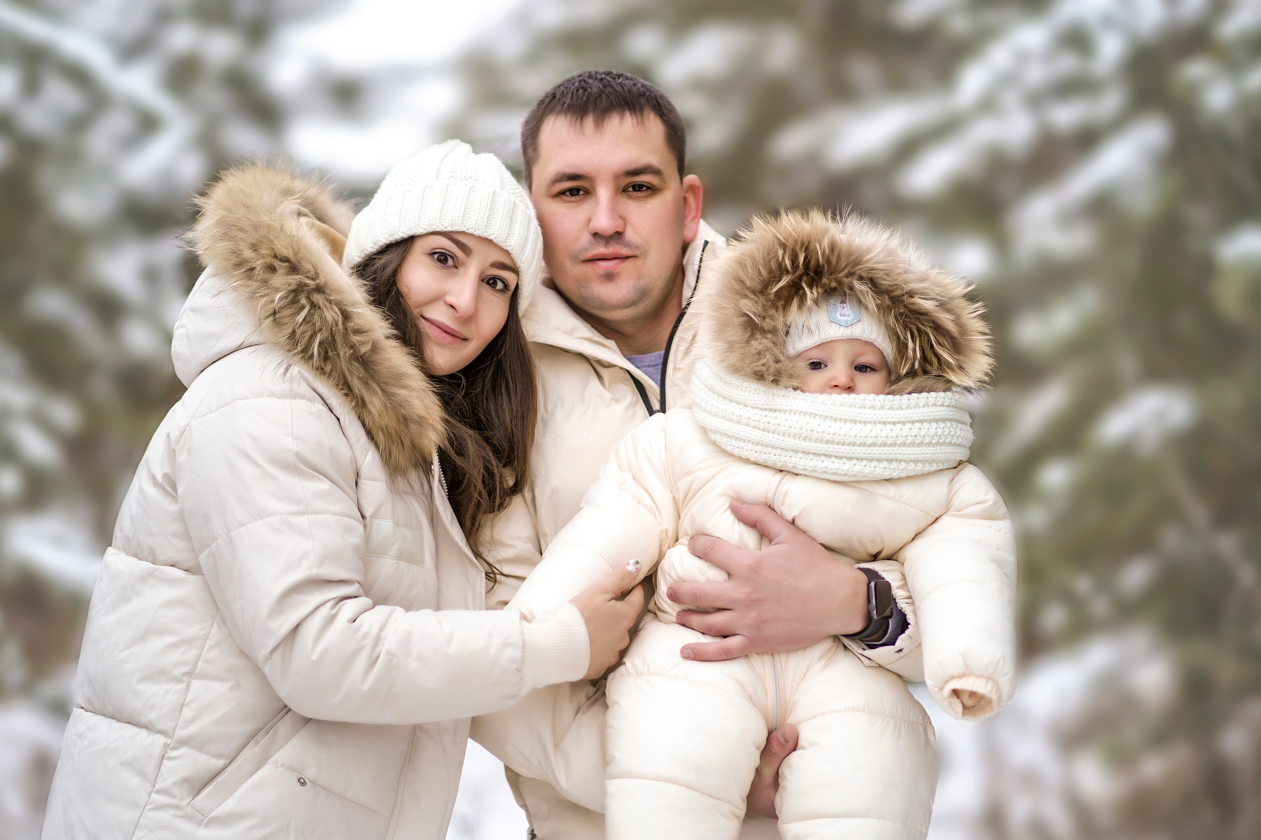 Зимняя семейная фотосессия. Детский и семейный фотограф в Давлеканово Волкова Вероника