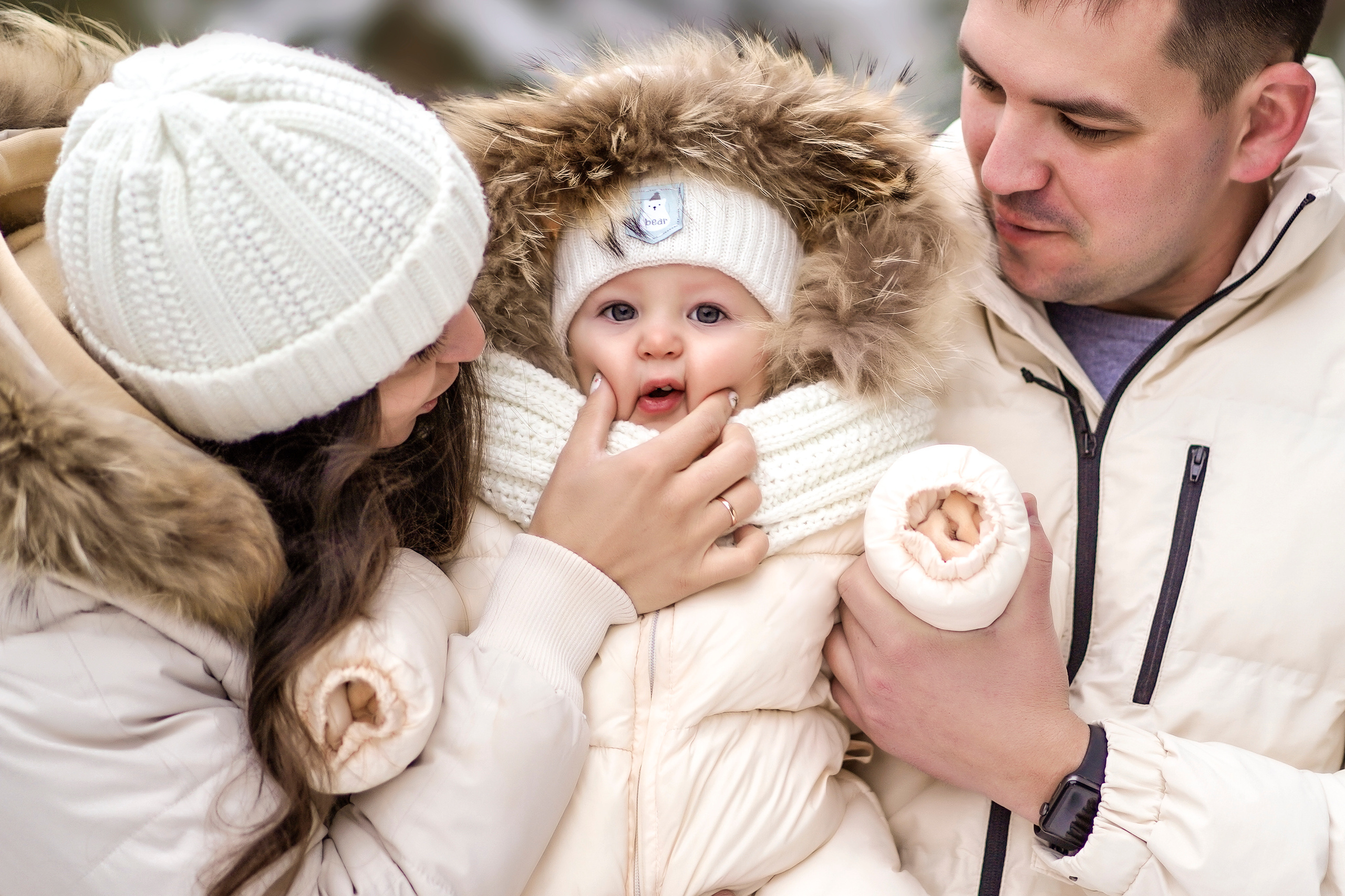 Зимняя семейная фотосессия. Детский и семейный фотограф в Давлеканово Волкова Вероника