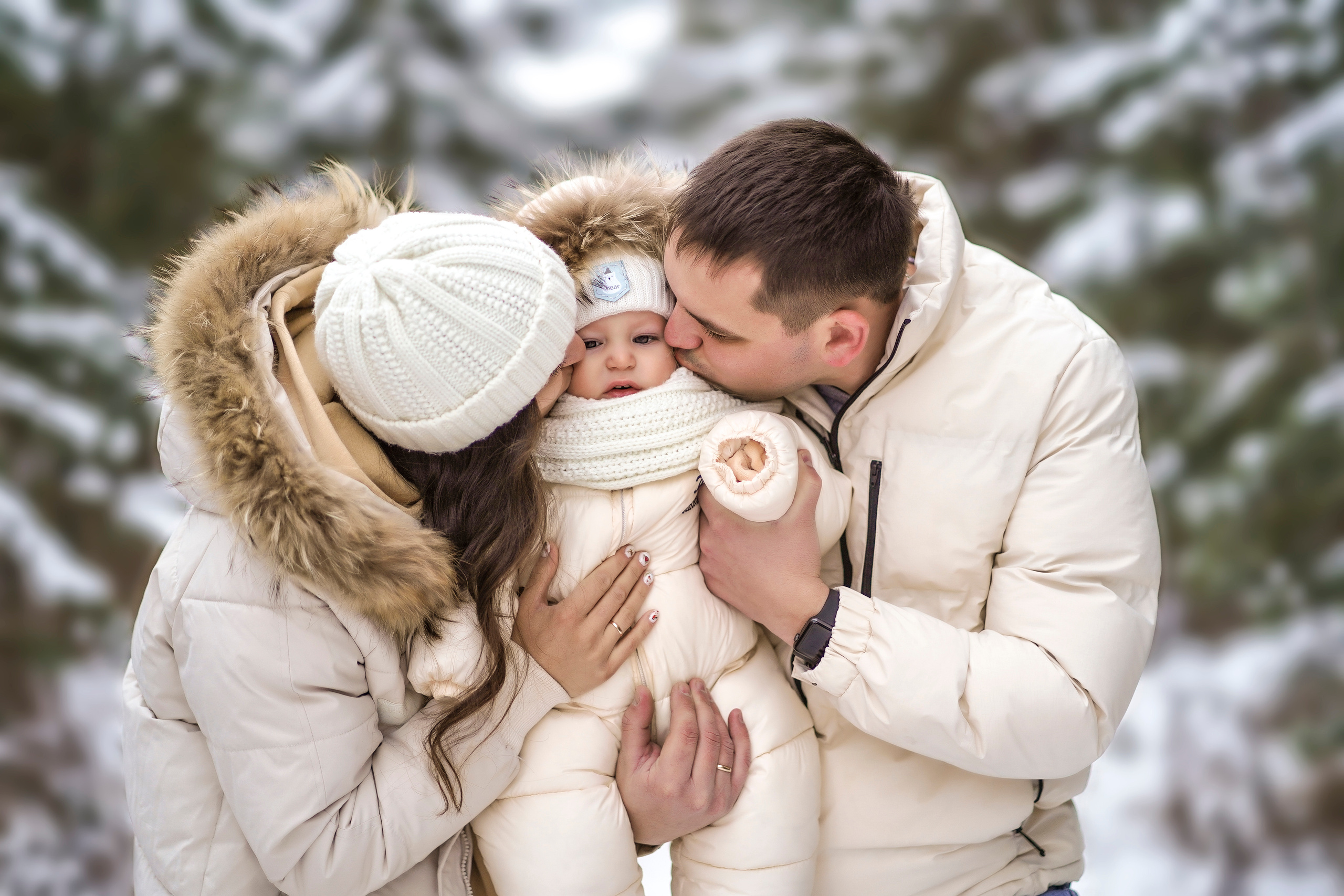 Зимняя семейная фотосессия. Детский и семейный фотограф в Давлеканово Волкова Вероника