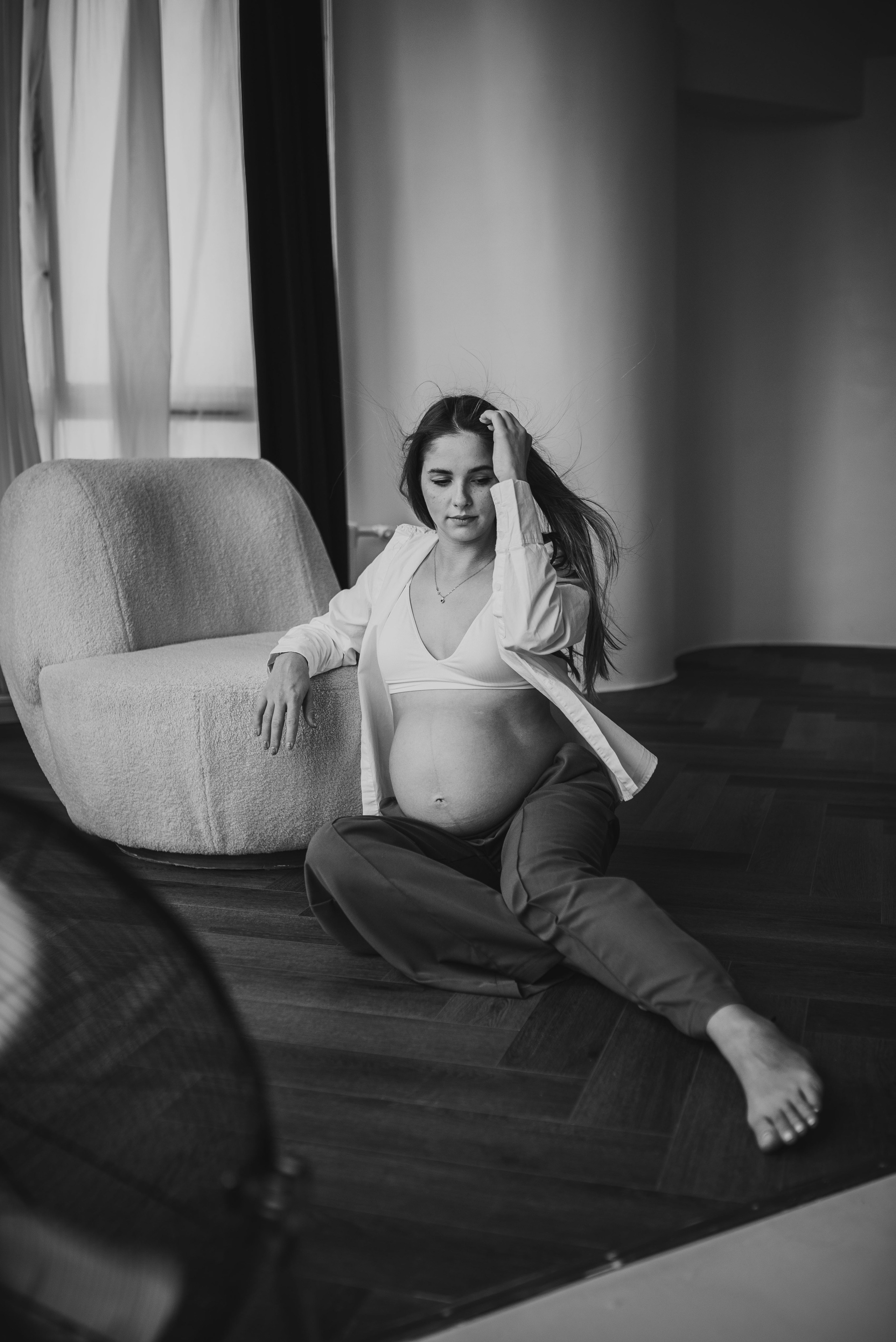 Фотосессия беременности в студии. Семейный фотограф в Домодедово и Москве Елена Пичугина