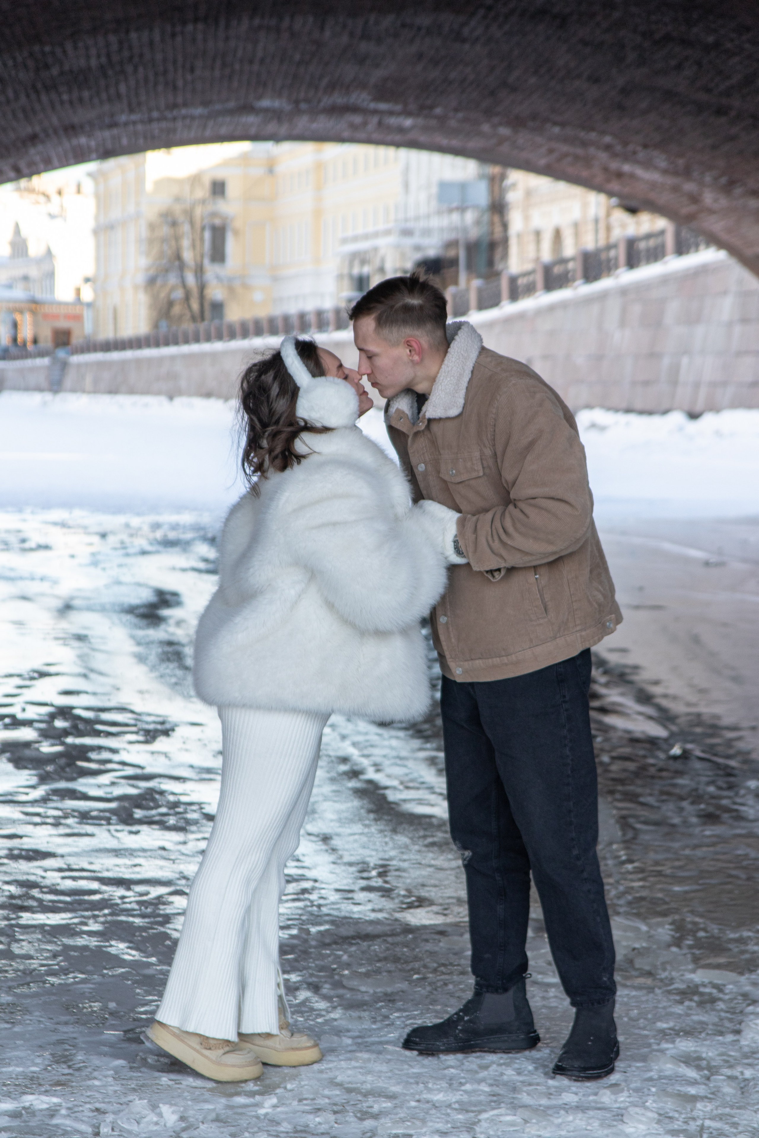 Горячие сердца на льду. Портретный фотограф в Санкт-Петербурге Савельева Ольга