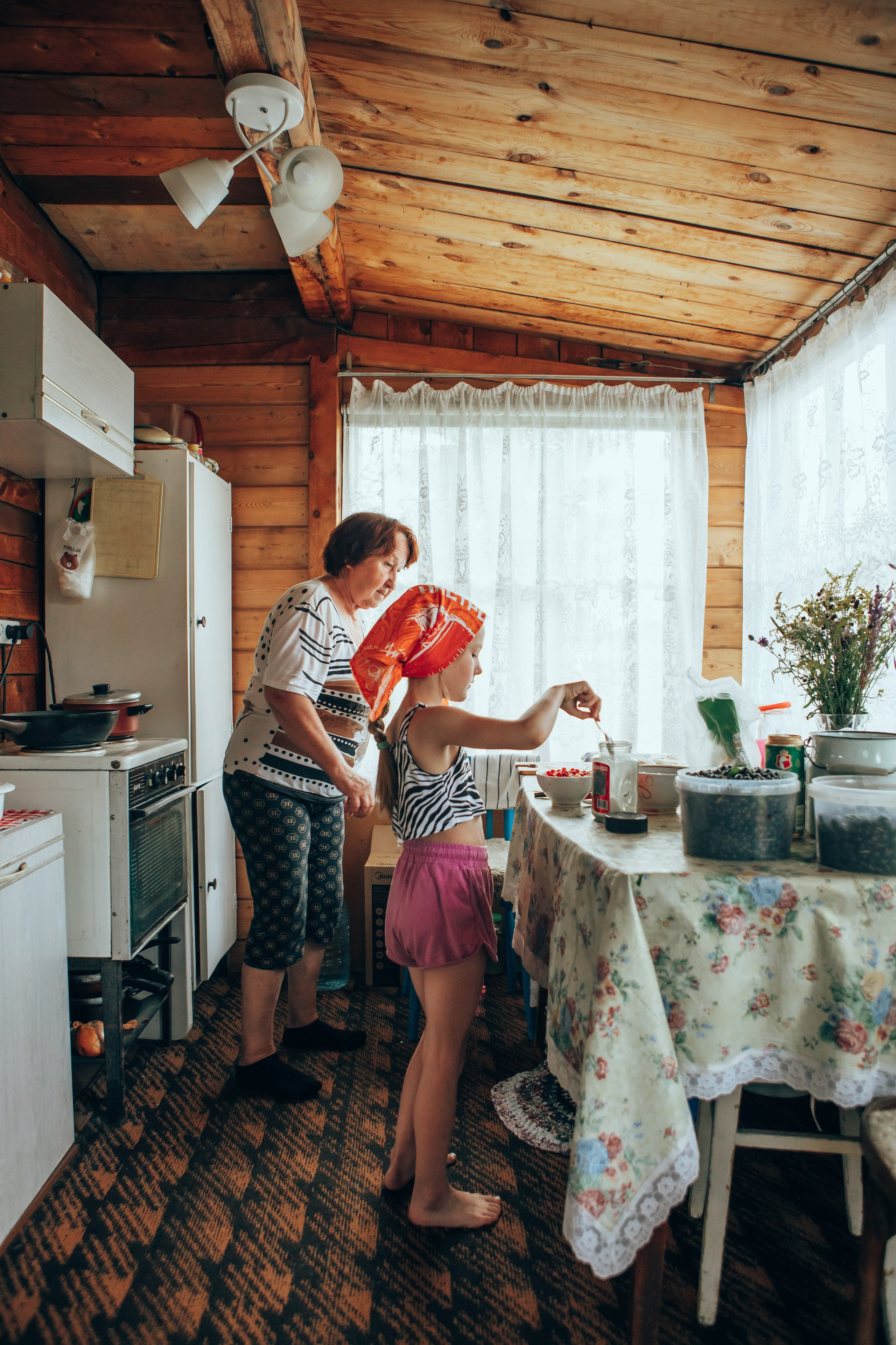Летние каникулы у бабушки. Семейный и детский фотограф в г. Новосибирске Макеева Анастасия