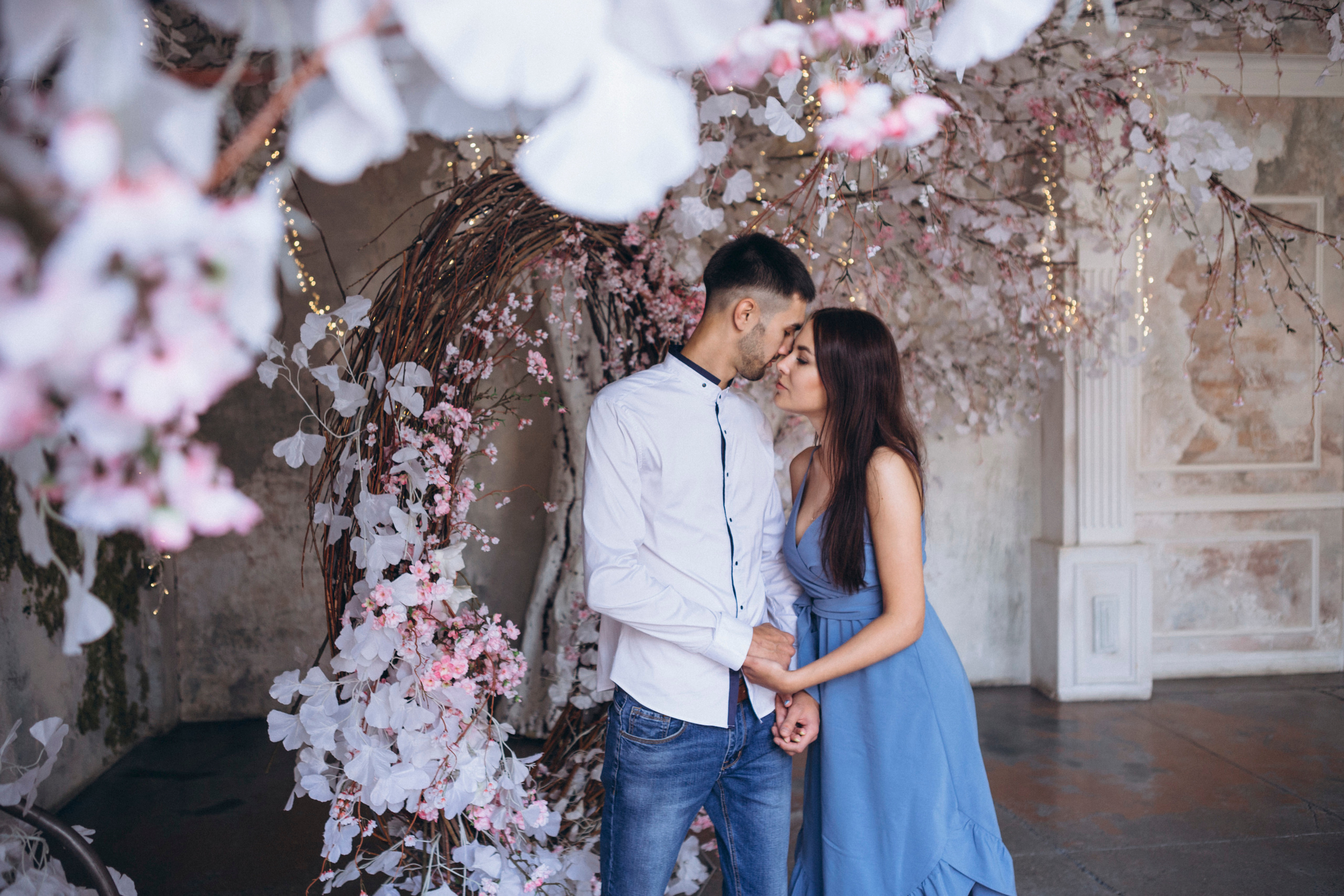 Предложение руки и сердца в фотостудии. Свадебный и семейный фотограф в Санкт-Петербурге Яцына Юрий. Видеоопер