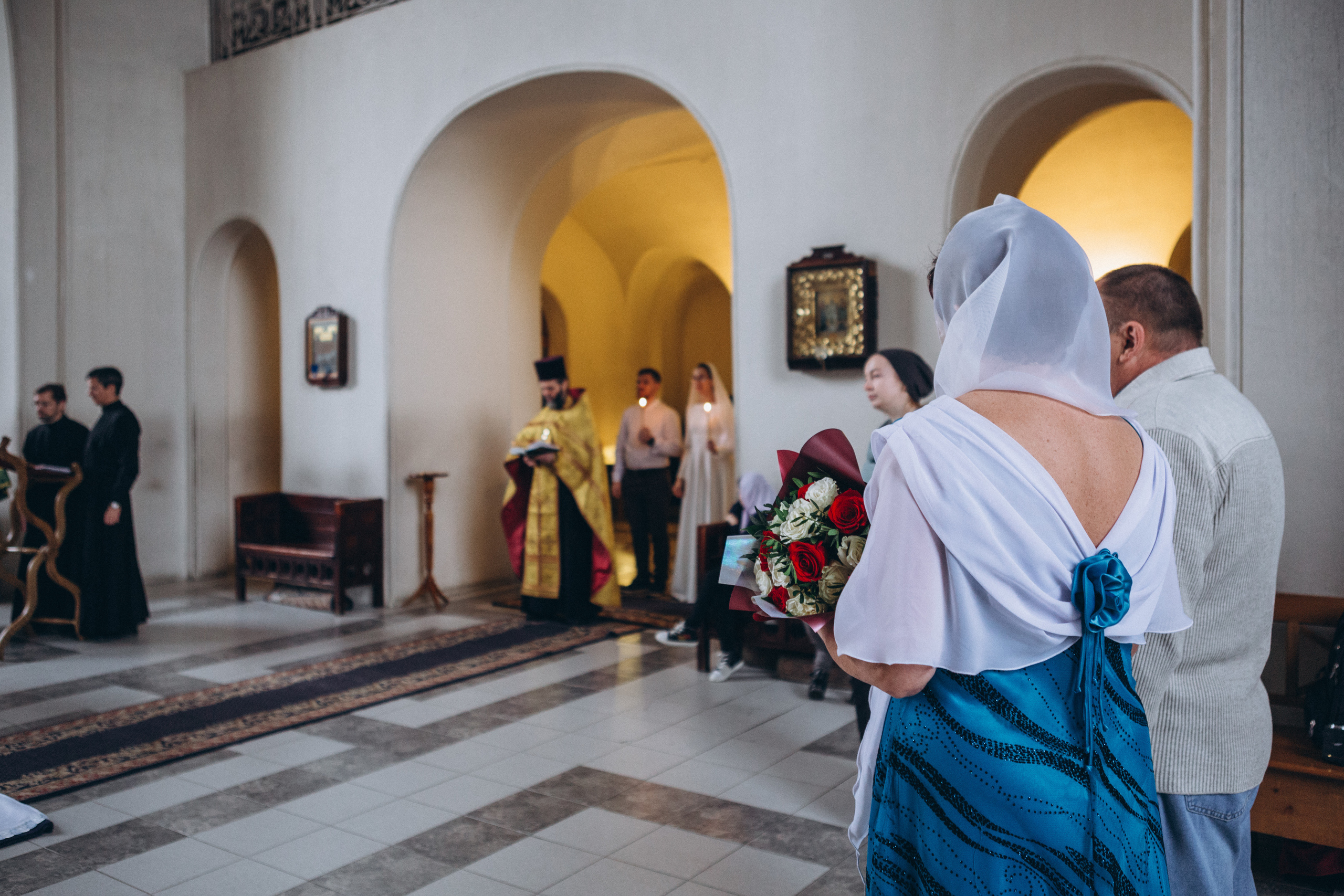 Венчание в Церкви Иконы Божией Матери Казанская на Валаамском подворье. Свадебный и семейный фотограф в Санкт-Петербурге Яцына Юрий. Видеоопер