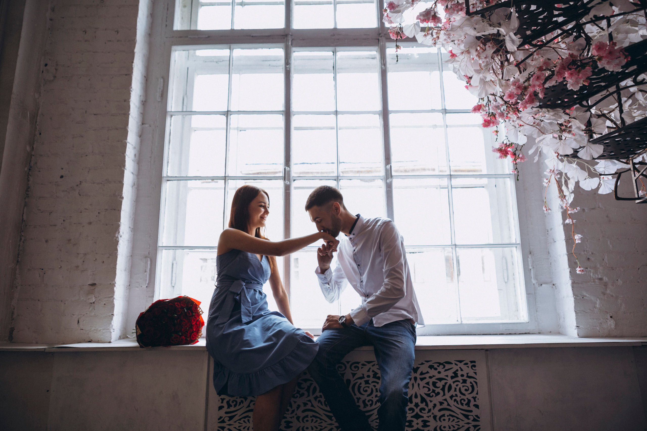 Предложение руки и сердца в фотостудии. Свадебный и семейный фотограф в Санкт-Петербурге Яцына Юрий. Видеоопер
