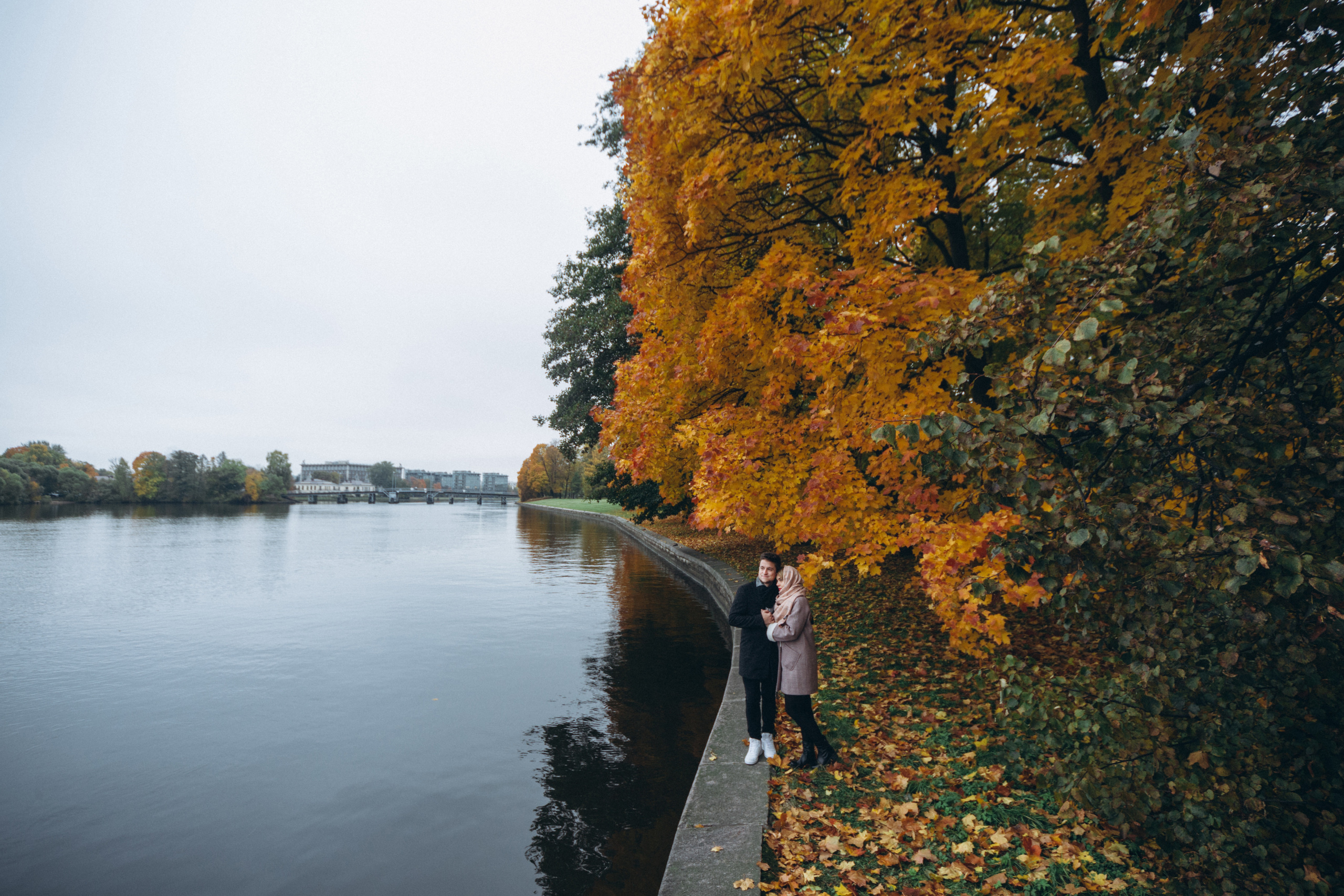 Съемка Love story Антона и Марии. Елагин остров. Свадебный и семейный фотограф в Санкт-Петербурге Яцына Юрий. Видеоопер