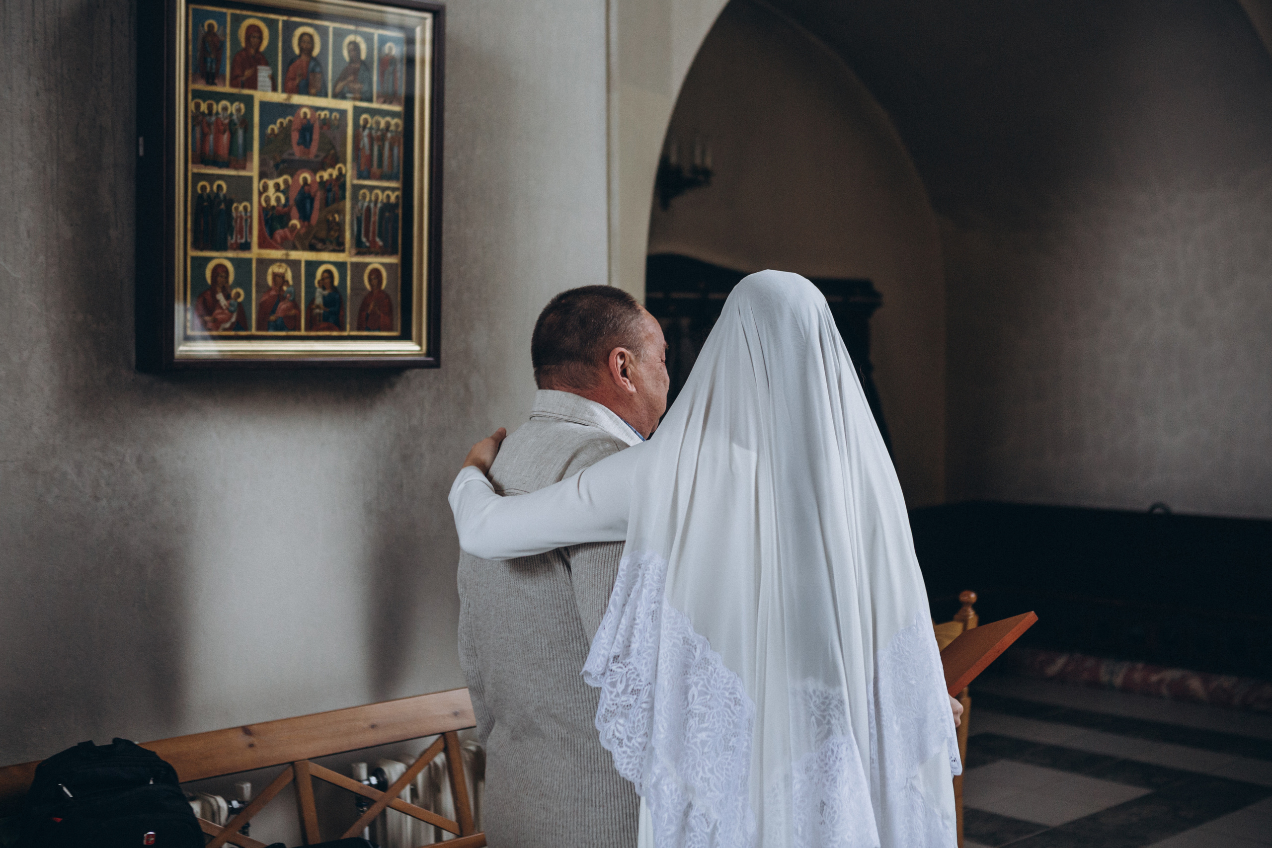 Венчание в Церкви Иконы Божией Матери Казанская на Валаамском подворье. Свадебный и семейный фотограф в Санкт-Петербурге Яцына Юрий. Видеоопер