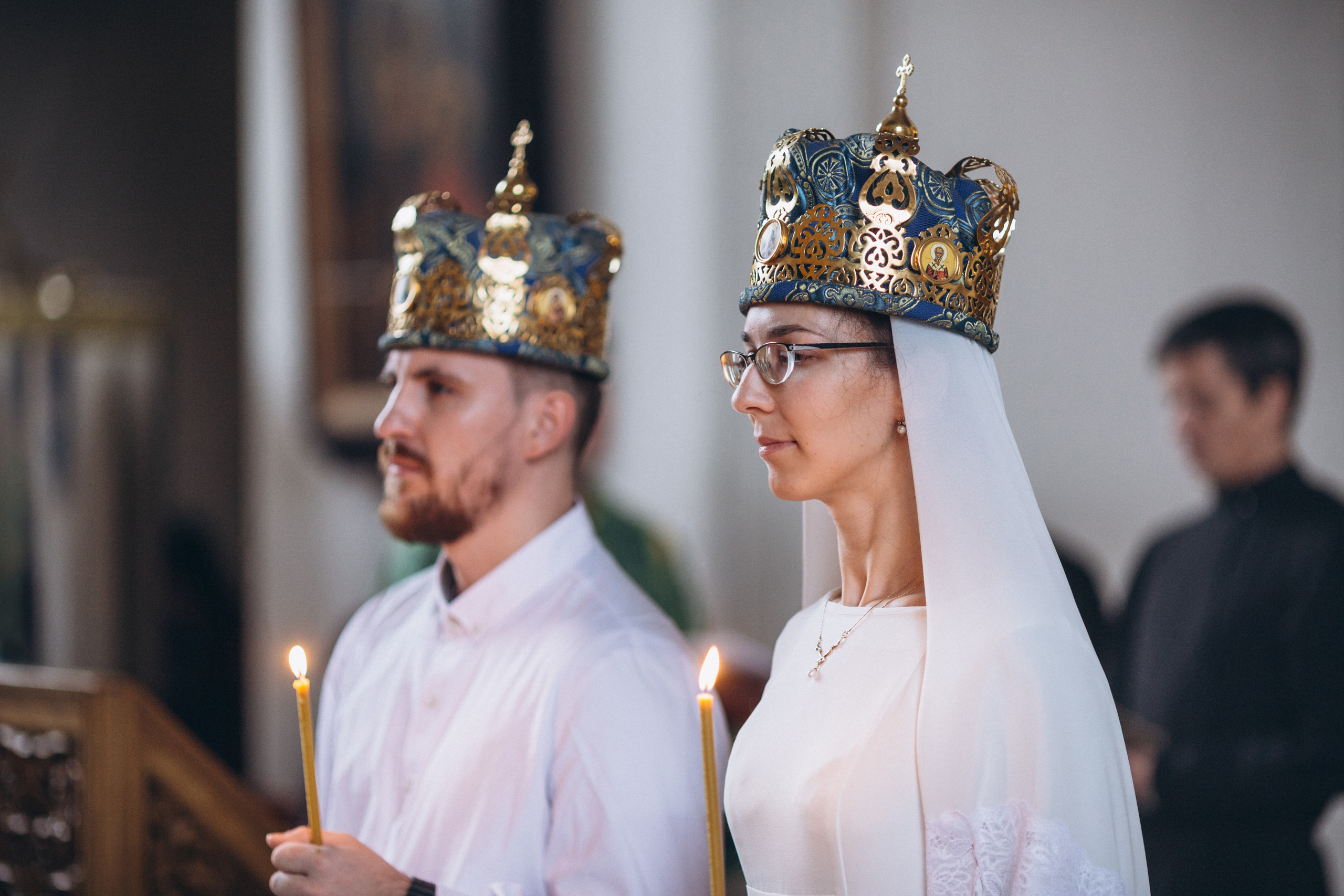 Венчание в Церкви Иконы Божией Матери Казанская на Валаамском подворье. Свадебный и семейный фотограф в Санкт-Петербурге Яцына Юрий. Видеоопер