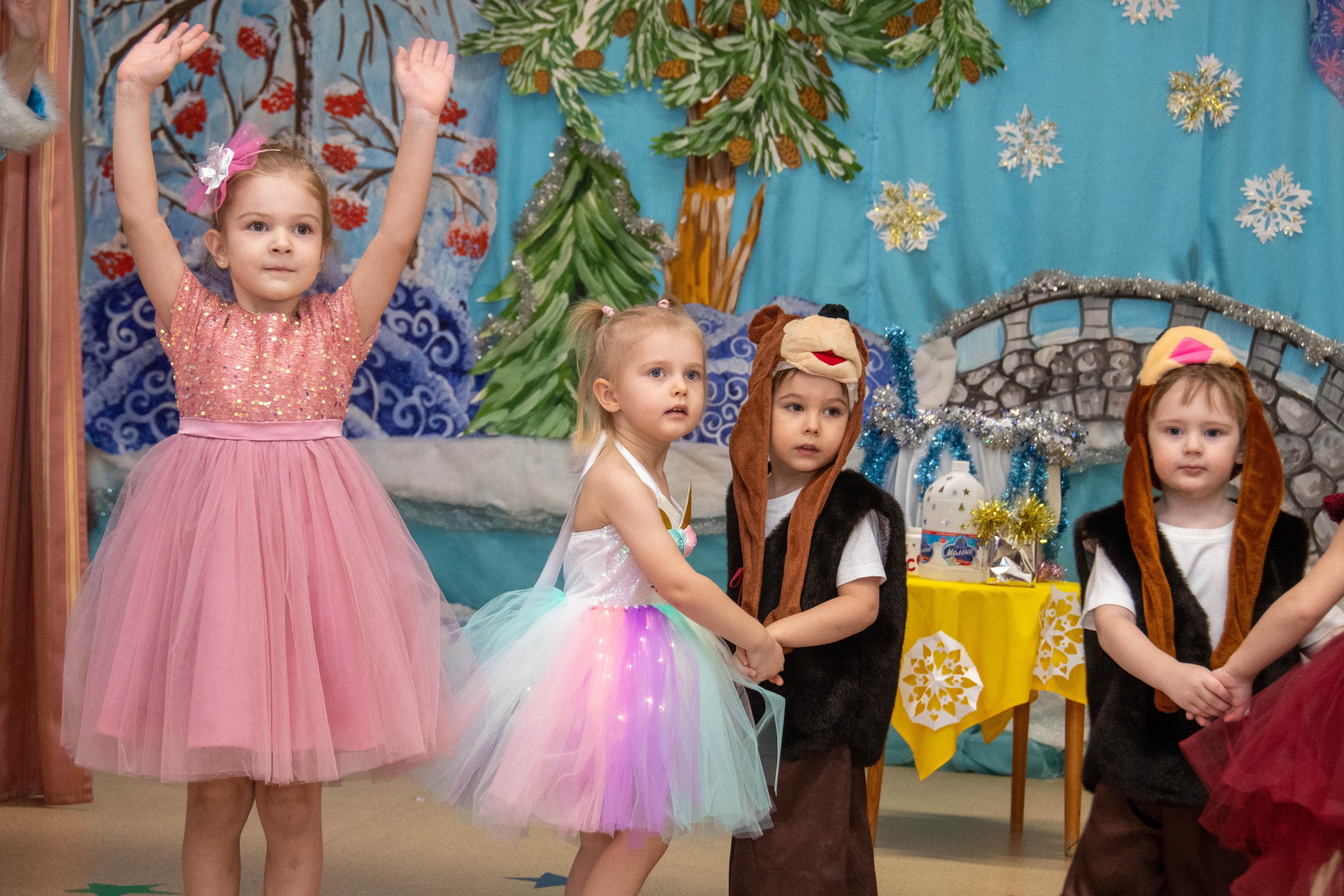 2023 Новый год. Акварель, Первомайка. Репортажный и детский фотограф в Новосибирске