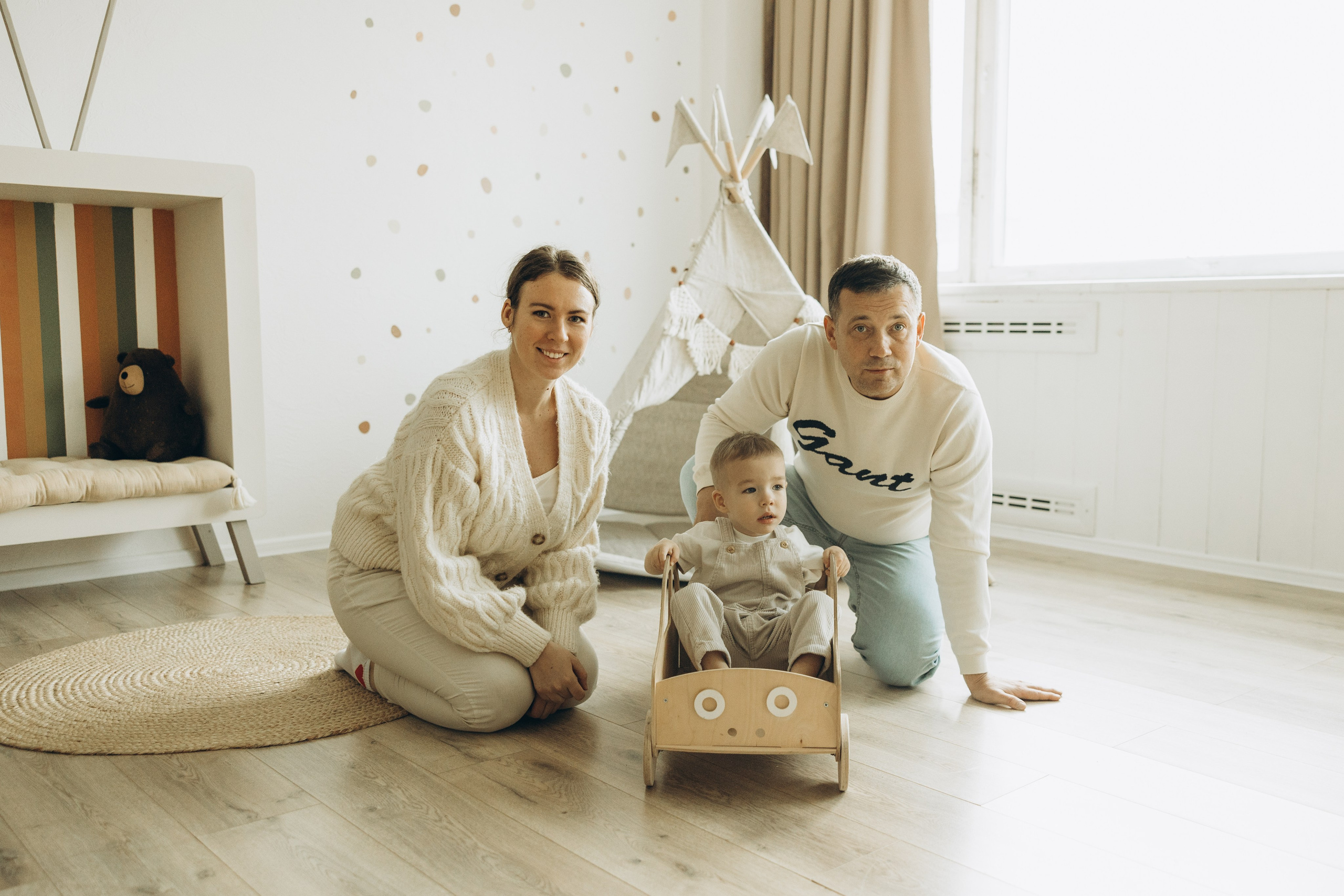 Кристина, Александр и Лев. Семейный фотограф в Москве Виктория Ястребинская