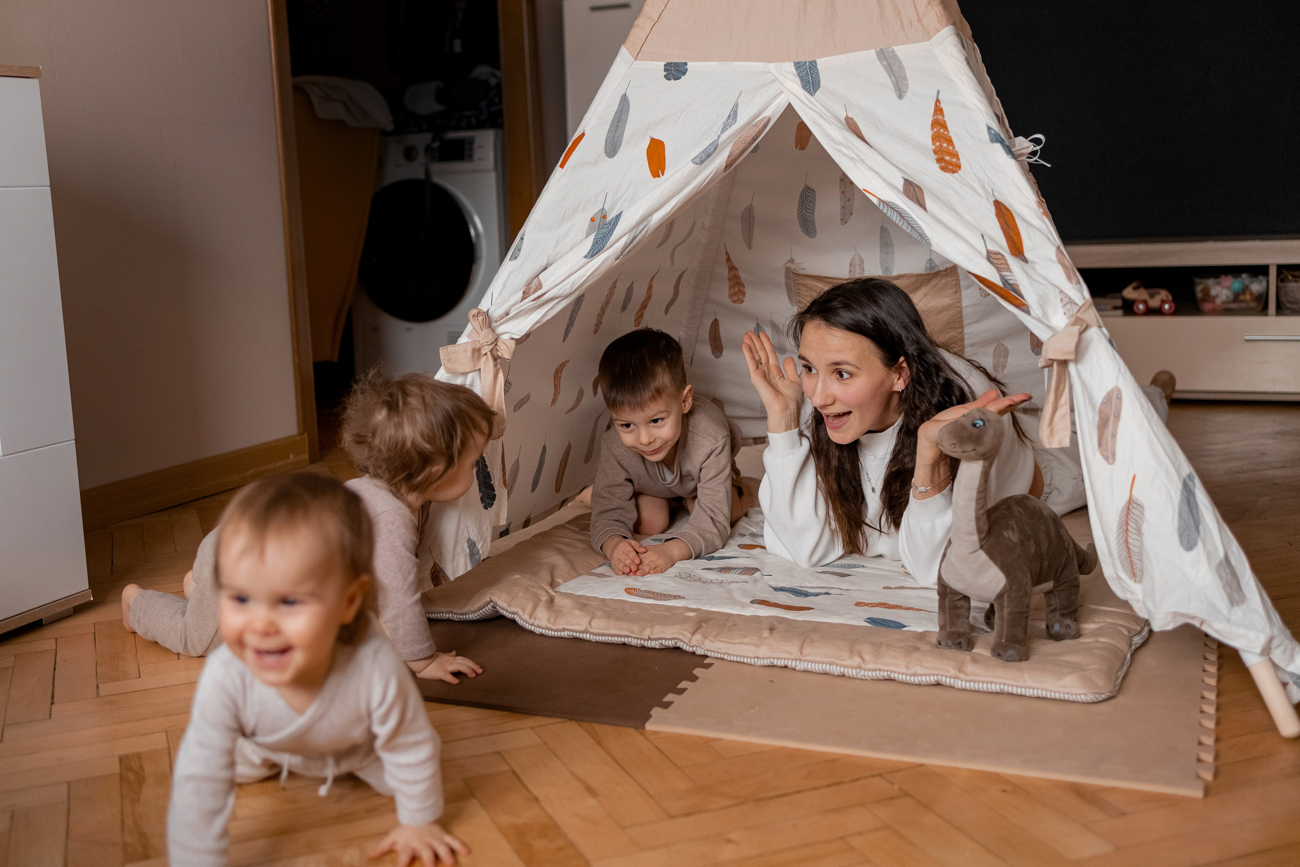 Николай, Ирина, Денис, Вика, Ника. Фотограф беременности и материнства в Москве Мария Менендес-Гонсалес