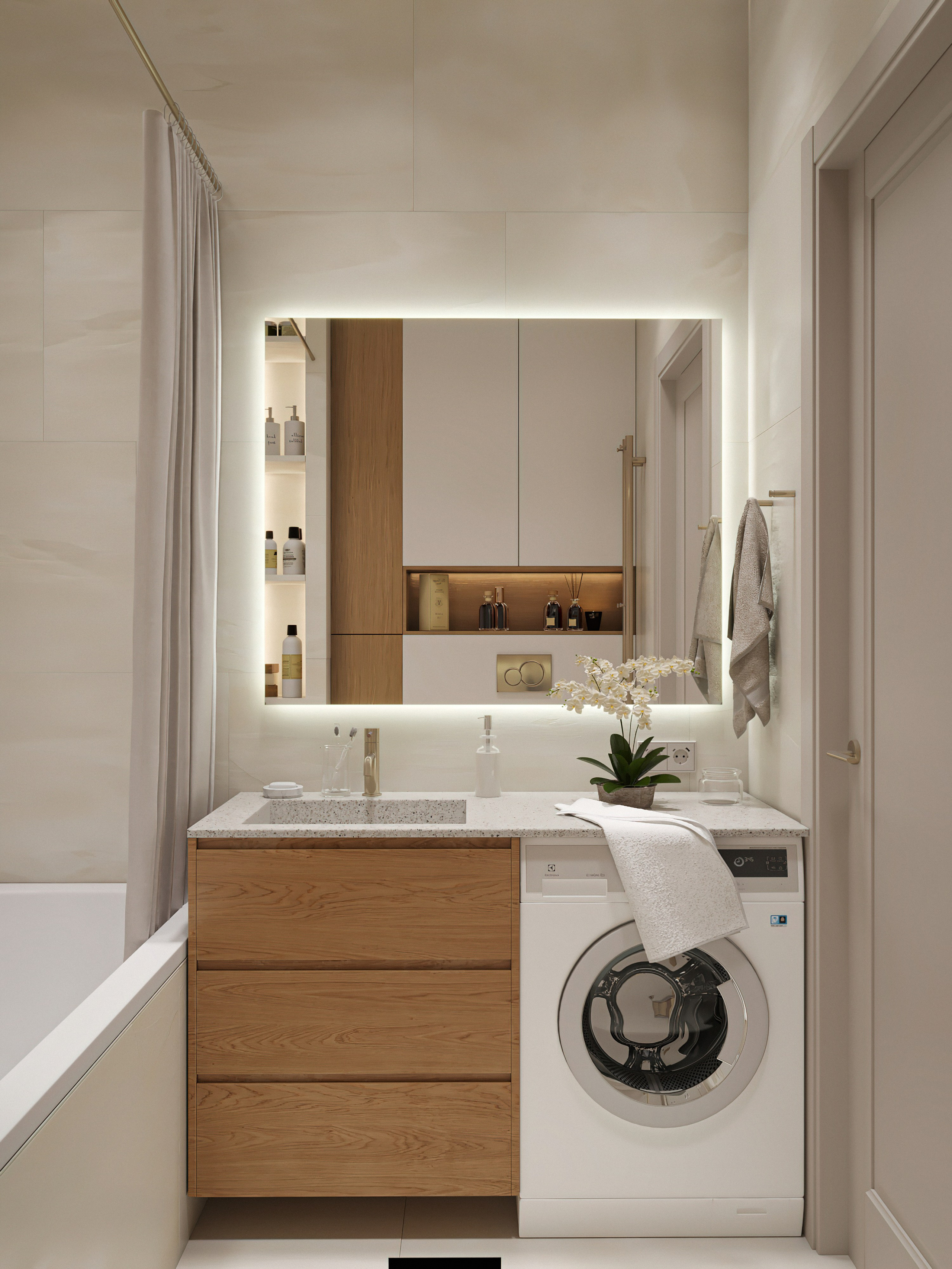 Квартира 44 кв. м. Юлия Григорьева — 3D визуализатор