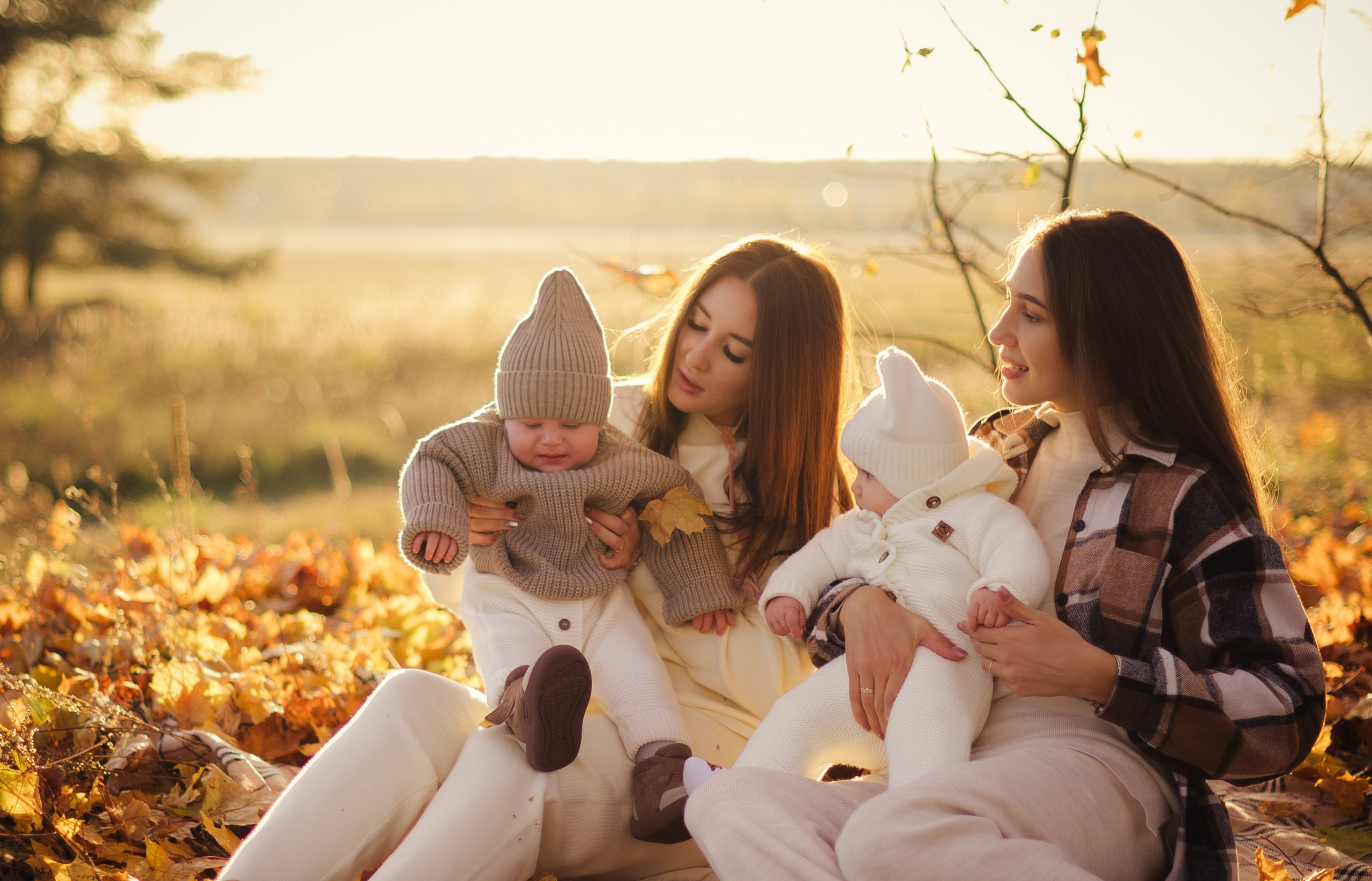 Мамочки осенью. Семейный и детский фотограф в Щелково Алена Дробот