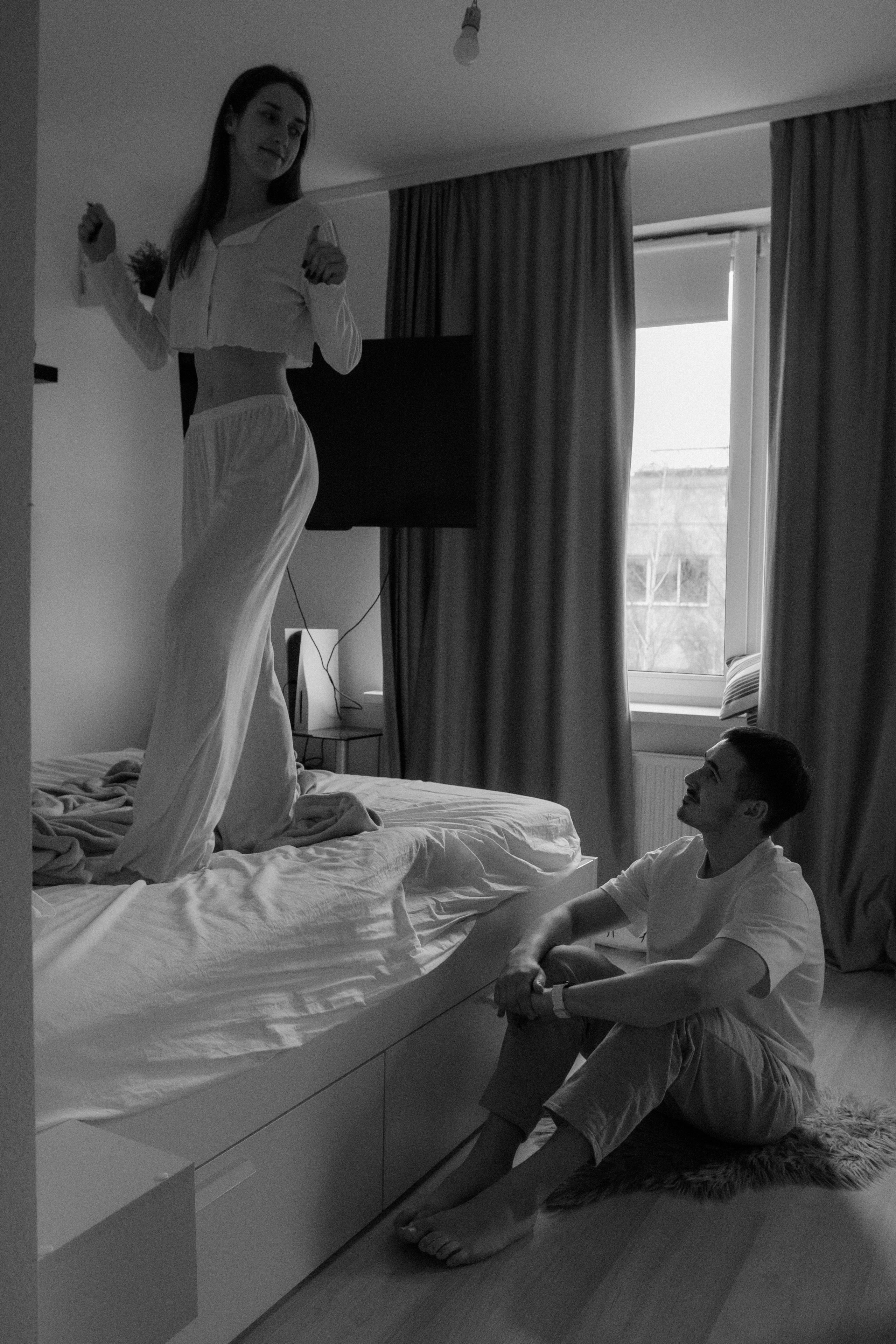 веселая фотосессия для двоих