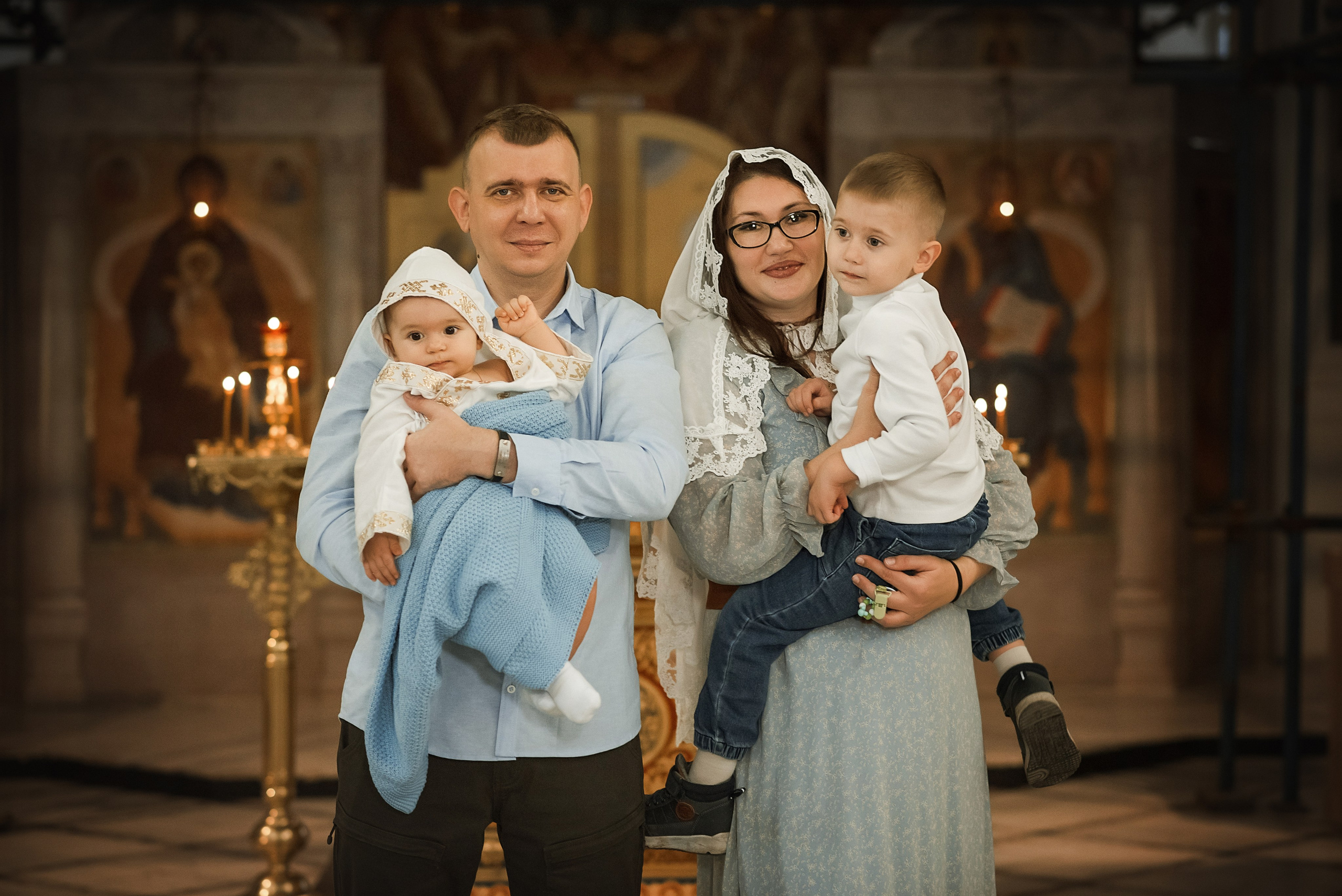 Крещение Семёна _ Храм святой вмч. Екатерины. Семейный фотограф в Ростове-на-Дону Татьяна Литвинова