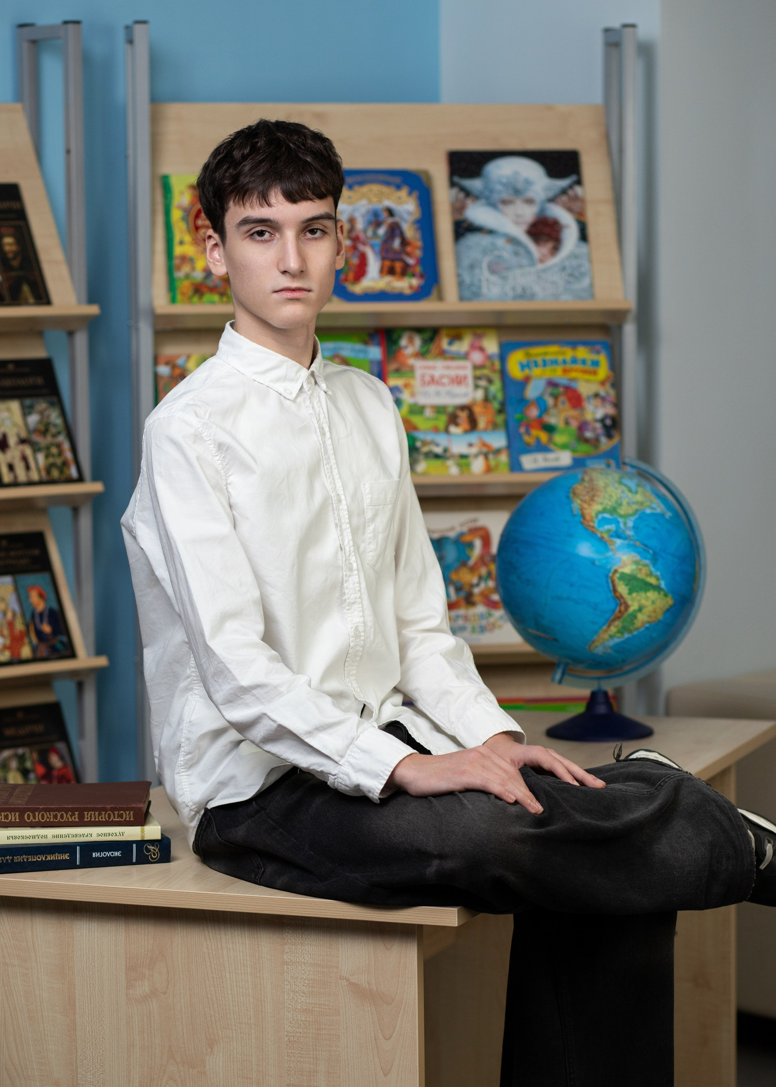 Детский портрет. Выпускная фотография. Средняя школа 9 класс