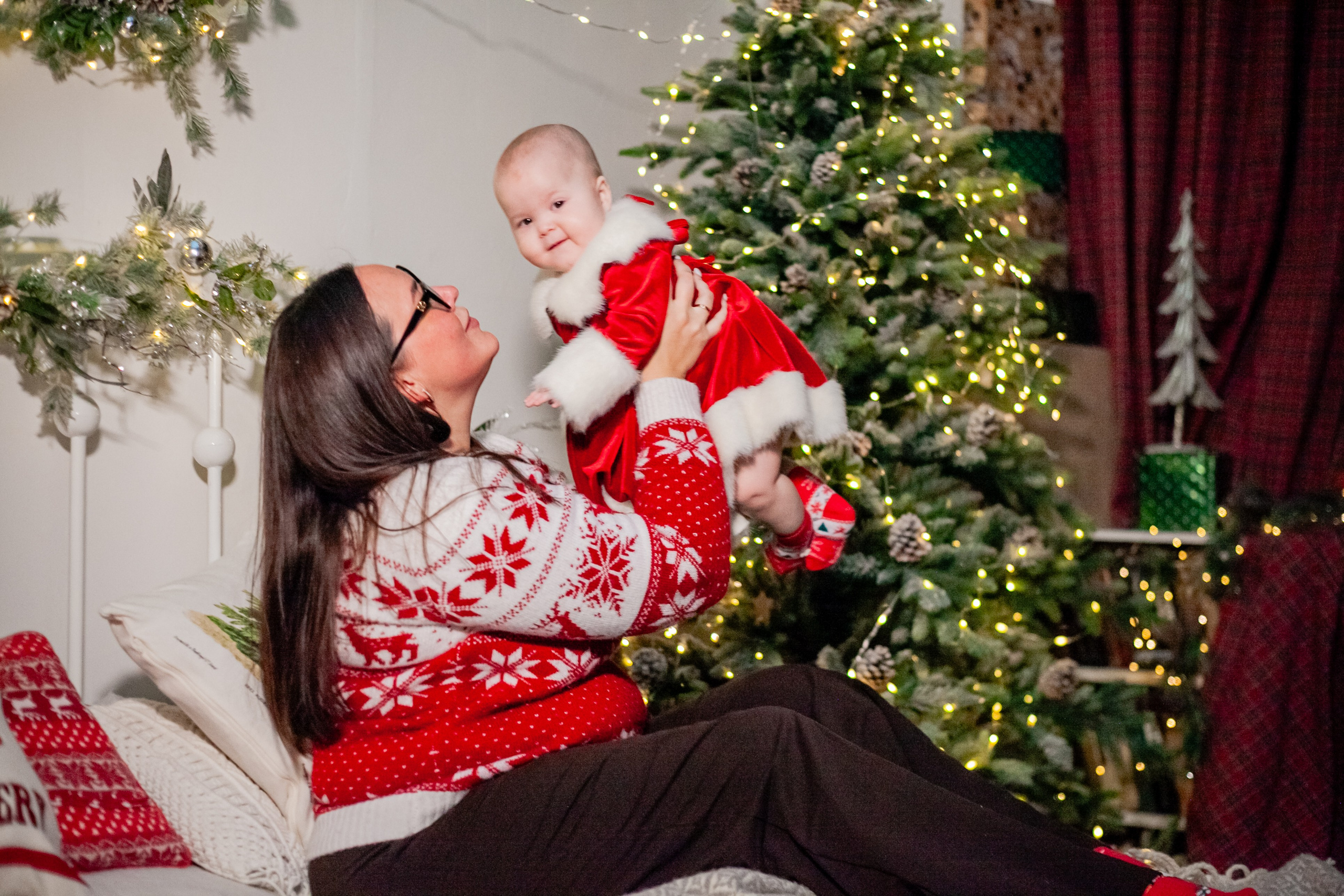 Ульяна и ее семья новый год 2024. Свадебный и семейный фотограф в Армавире