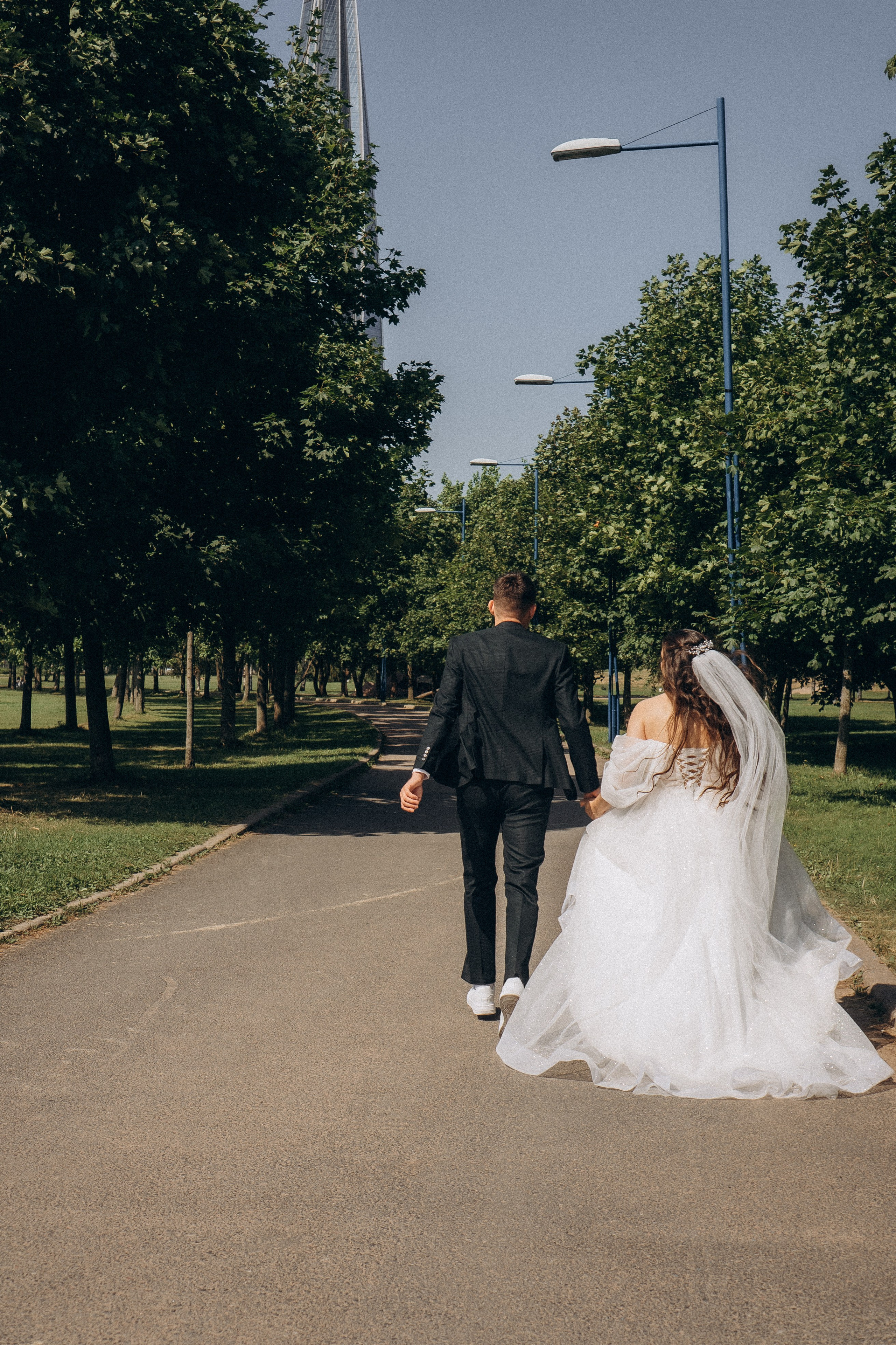 СВАДЕБНАЯ СЬЕМК В ПАРКЕ 300-ЛЕТИЯ. Профессиональный фотограф, Санкт-Петербург — Виктория Богомолова