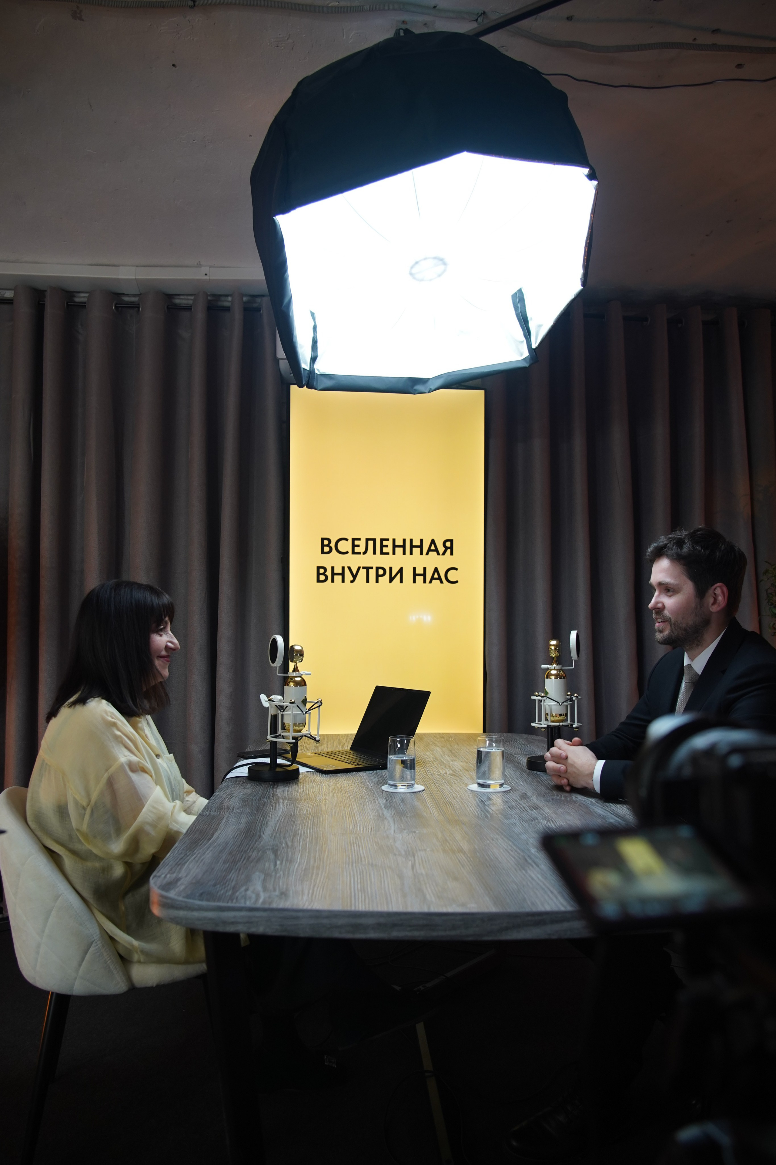 Процесс записи подкаста. Анна, фотограф Москва, Зеленоград