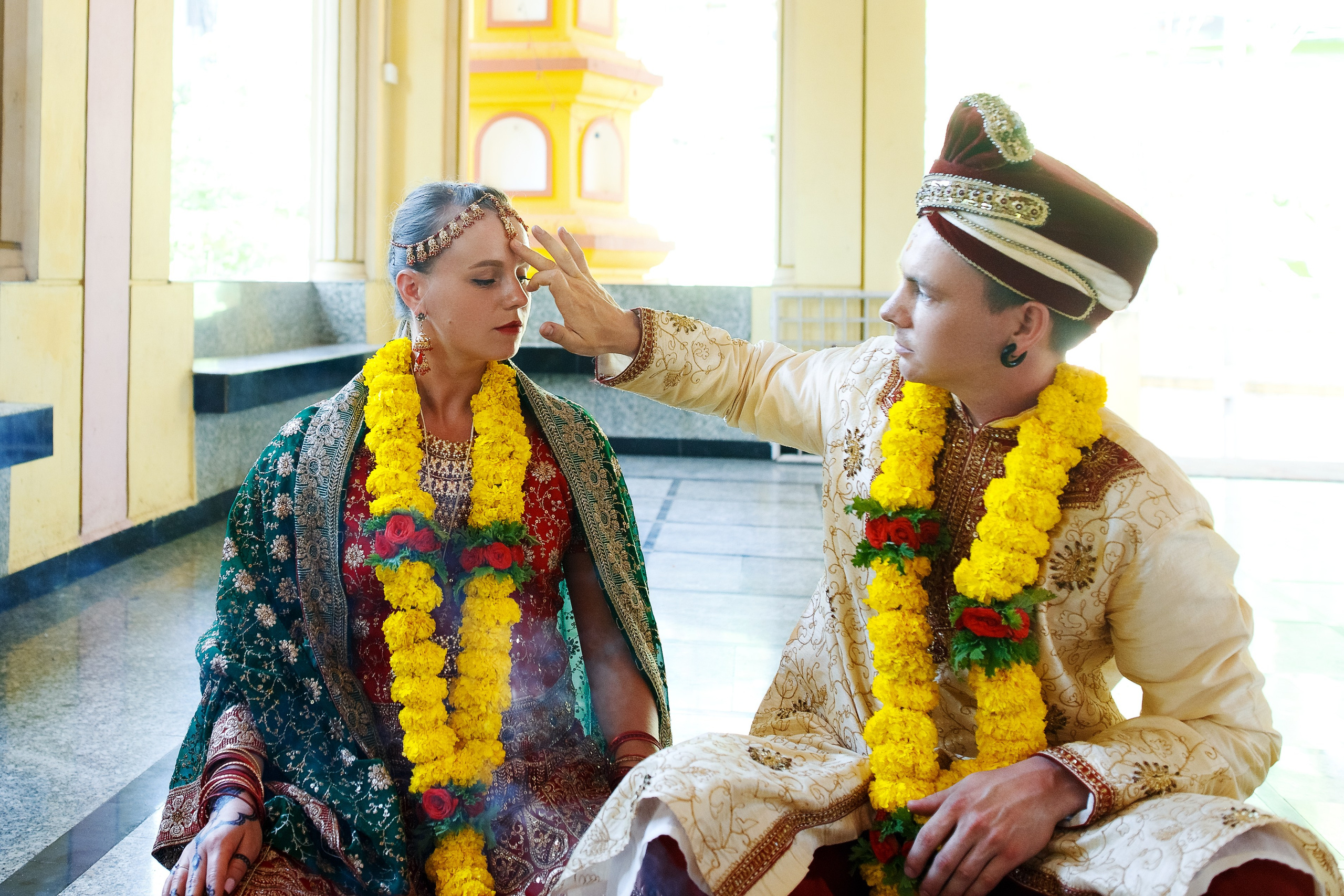 Церемония в индийском храме