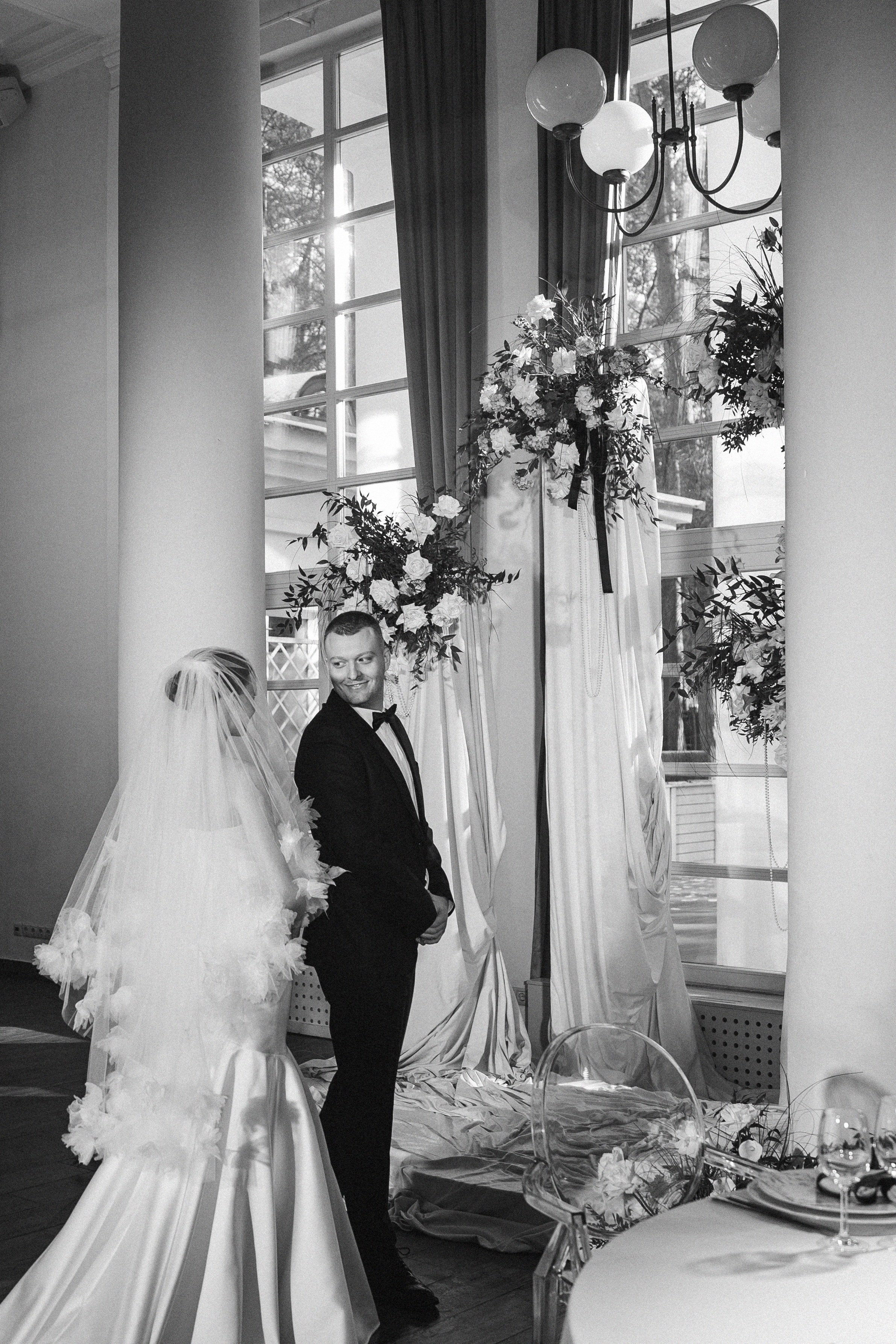 Свадебный банкет на вилле Политика. Свадебный фотограф Москва