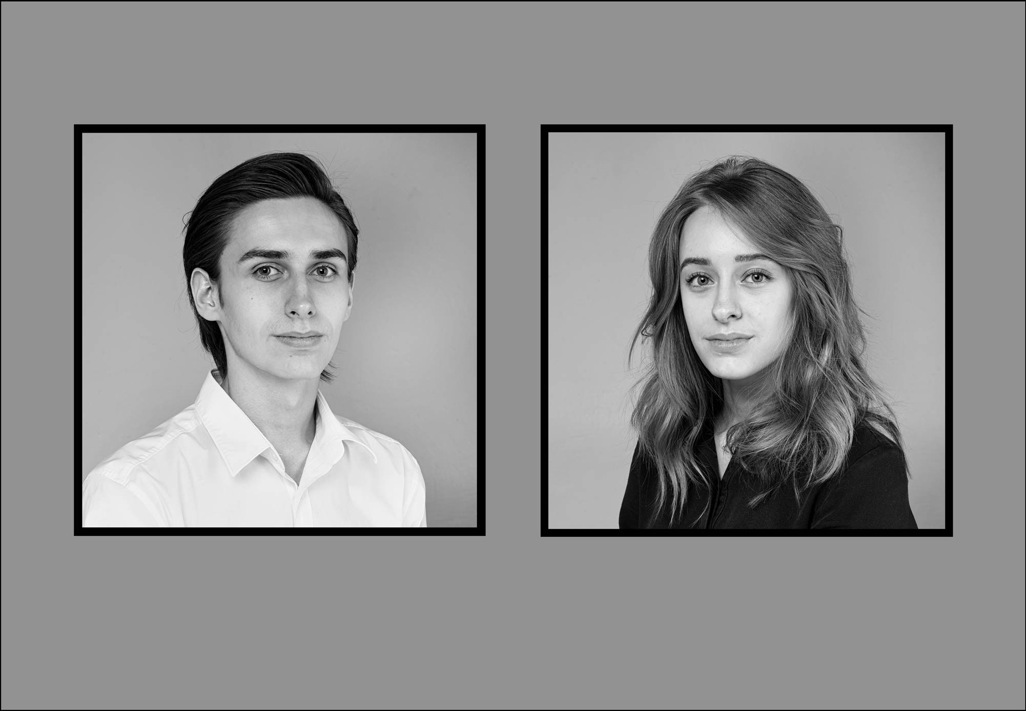 черно-белые портреты в студии, студийный портрет