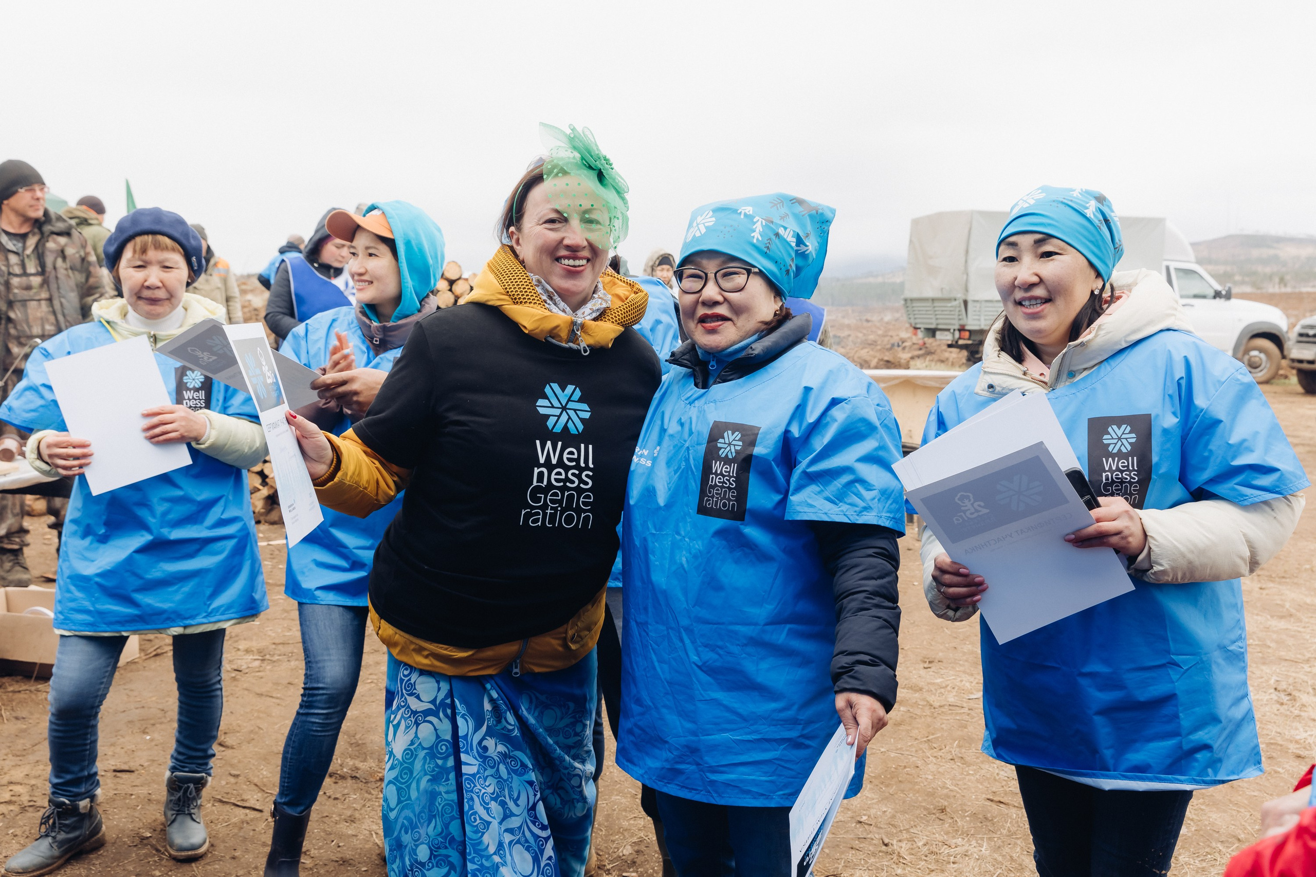 Siberian wellness. Ежегодная акция по посадке деревьев. Свадебный и семейный фотограф в Улан-Удэ