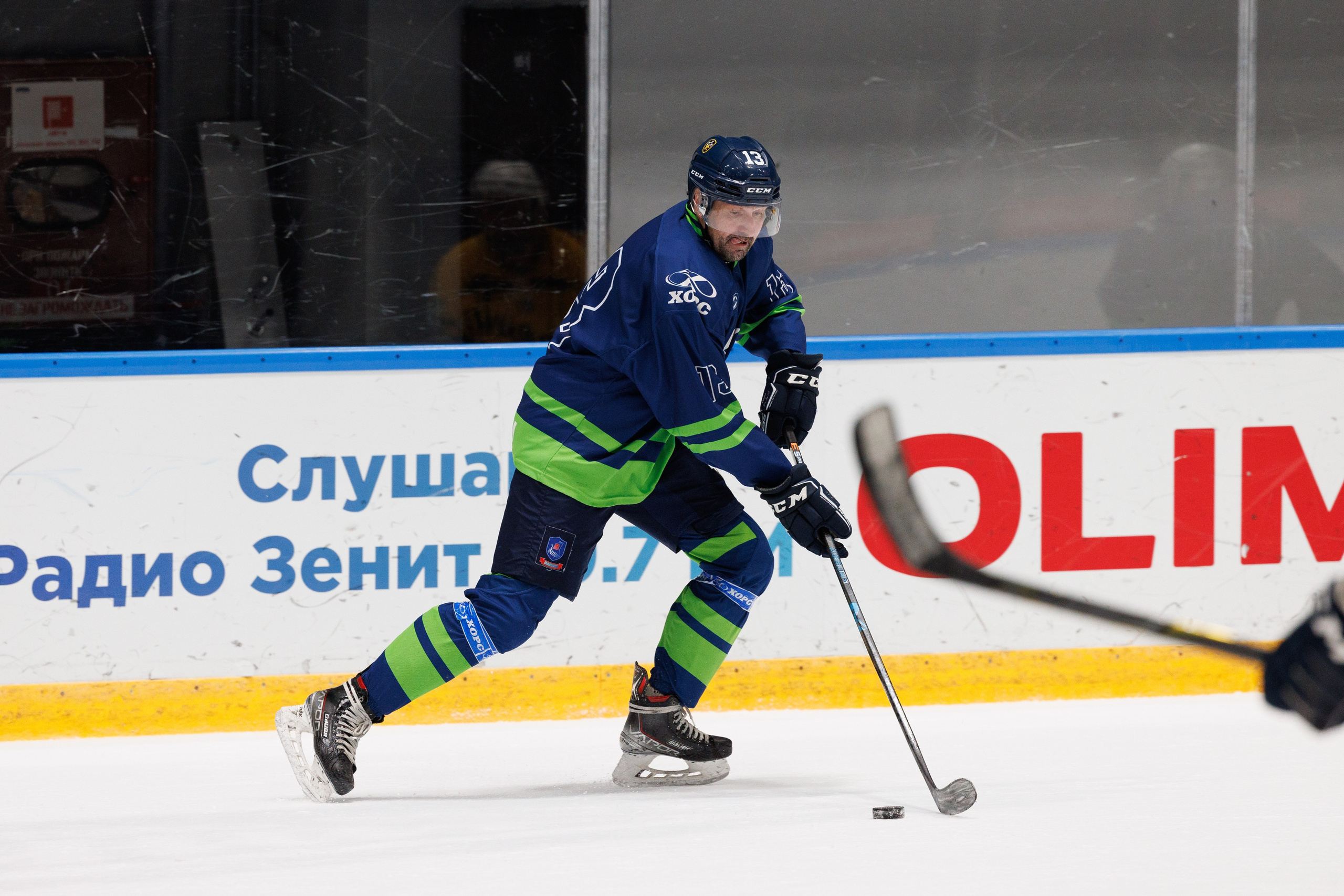НХЛ (40+) Ижорец — Хорс 3-3. Фотограф Александр Заломаев