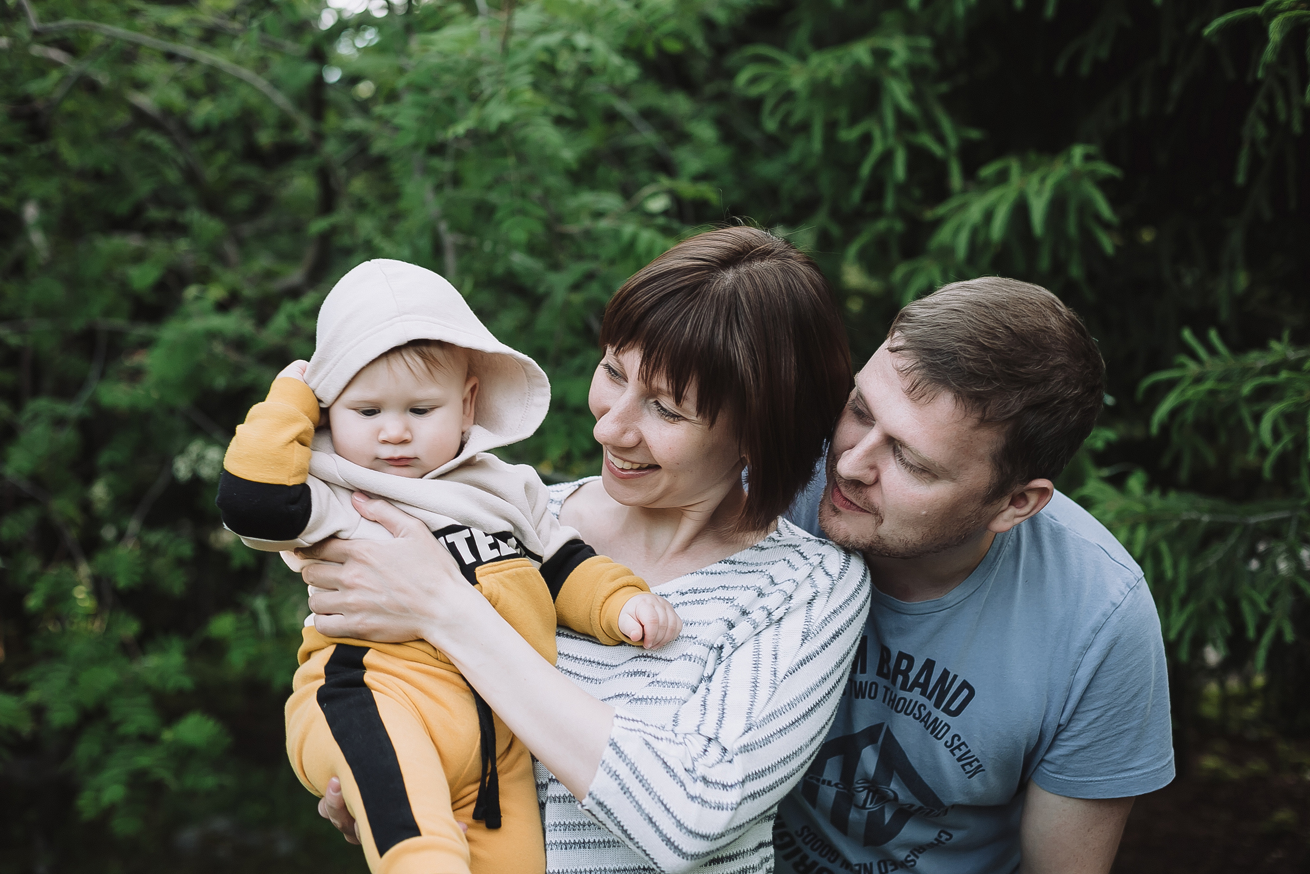 Витя, Надя и Тёмочка. Свадебный, семейный и детский фотограф в г. Абакан респ. Хакасия Любов