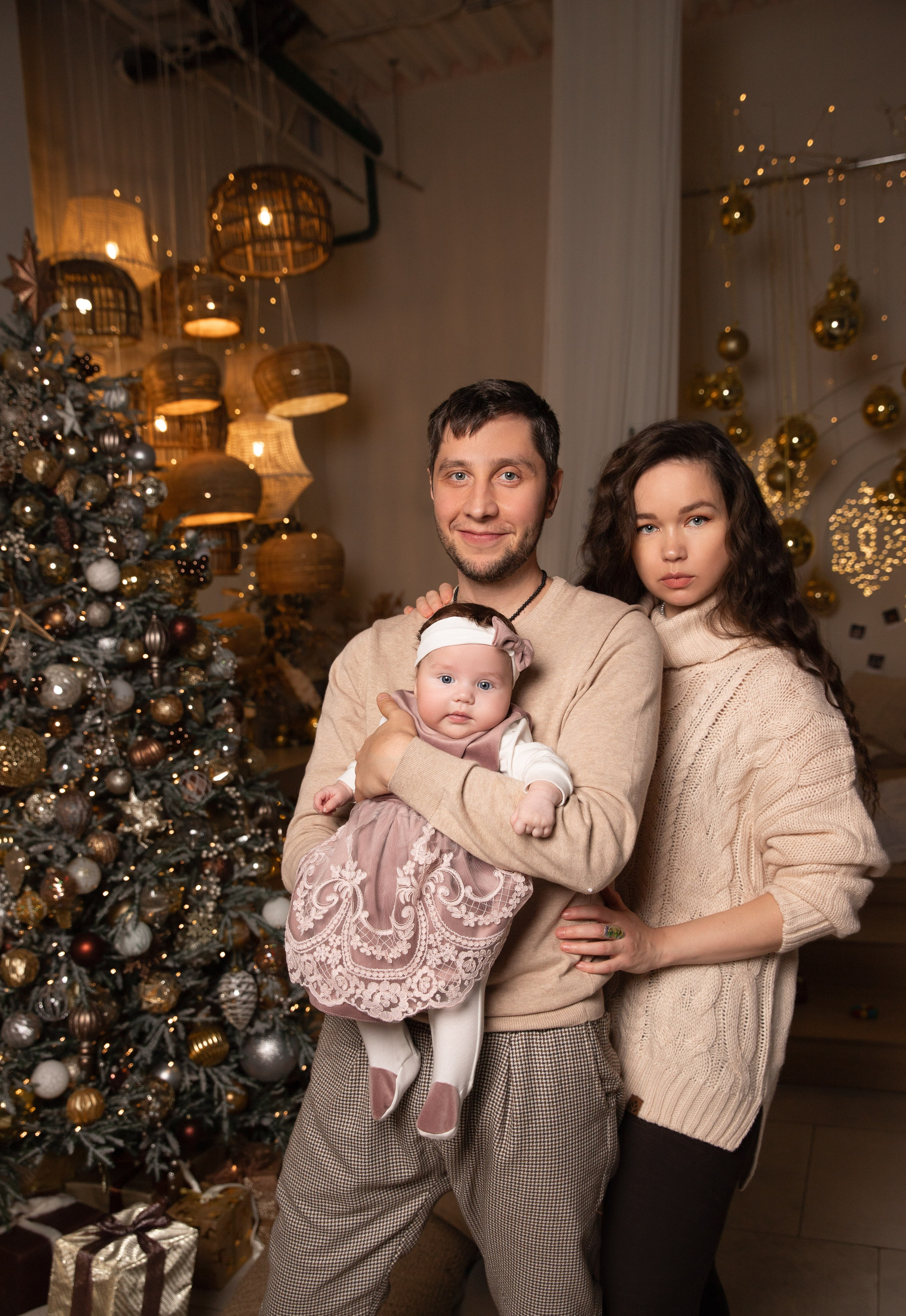 Новогодняя с малышкой. Свадебный и портретный фотограф в Москве Мария Кравченко