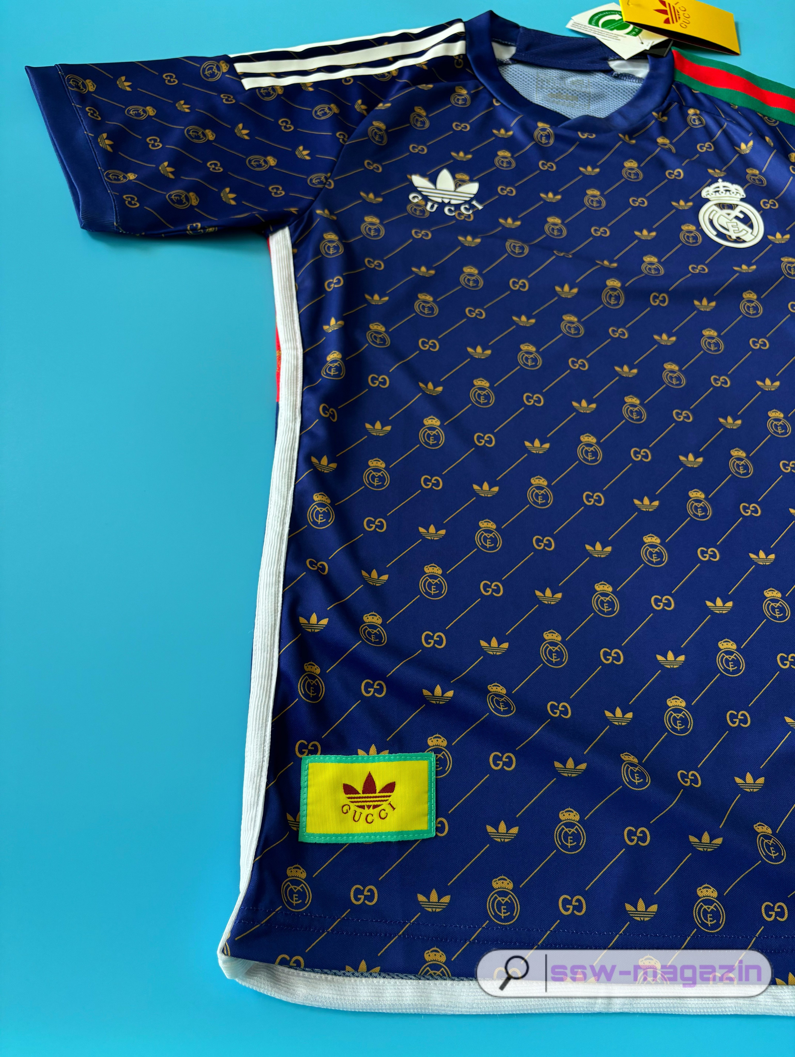 Футболка Real Madrid Gucci 2024-2025. Футбольный магазин — ssw_magazin