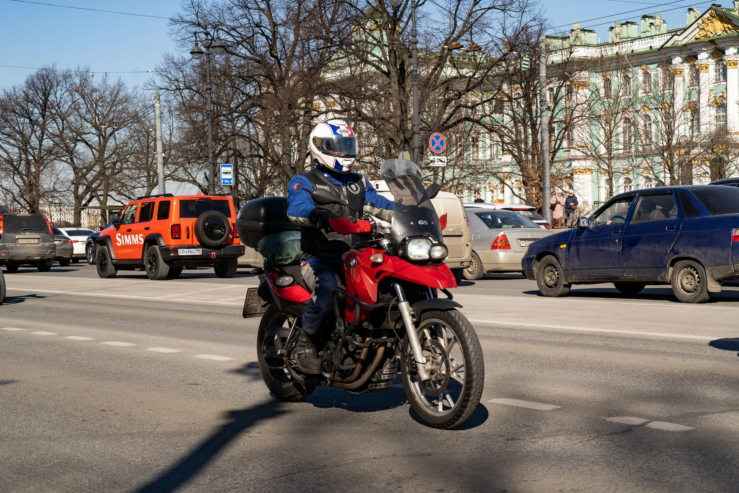 Весенний прохват мотоклуба Normans Riders MC. Концертный и репортажный фотограф в Санкт-Петербурге Слава Пахомов