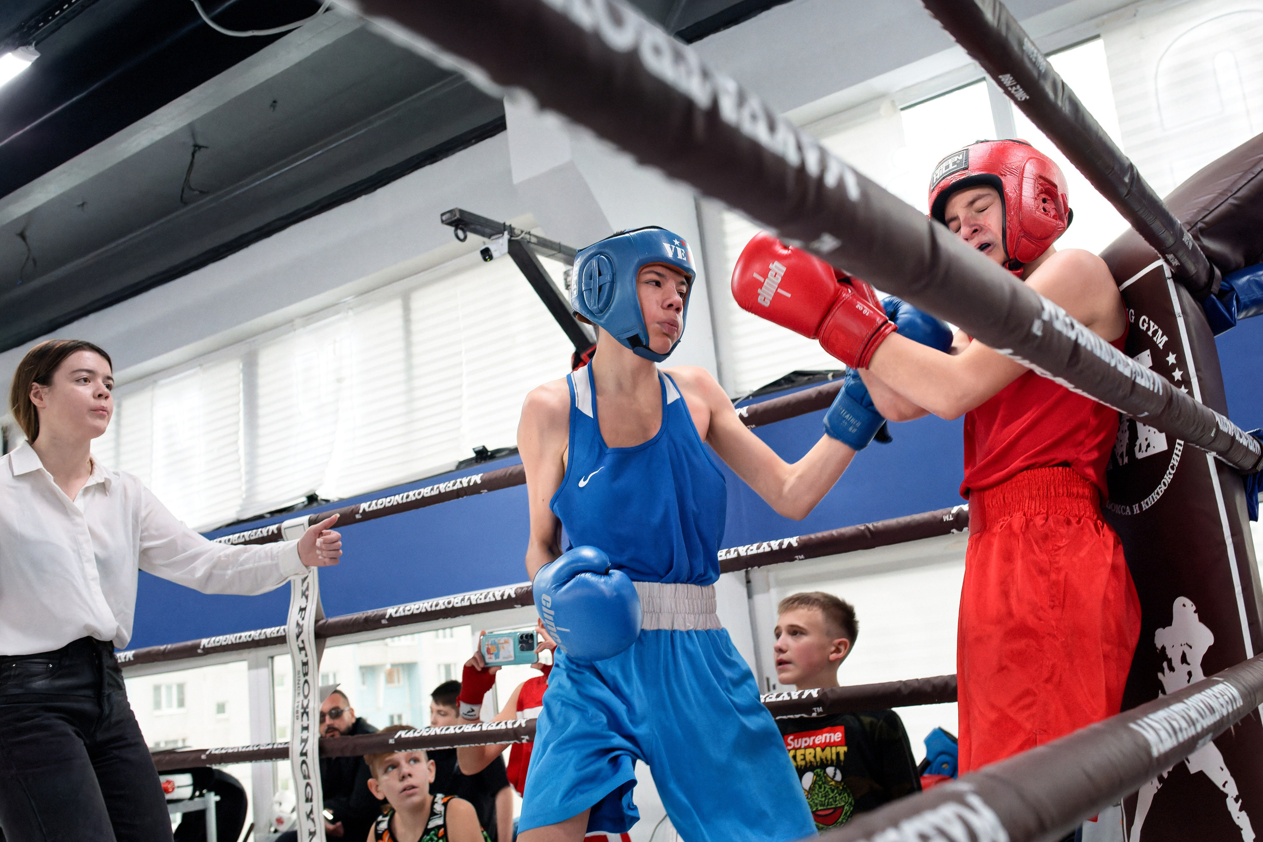 «Открытый ринг» в школе бокса Сергея Майфата. Зеленоград, 12.11.2023 г. Фотограф Никифоров-Гордеев Сергей. Москва и МО