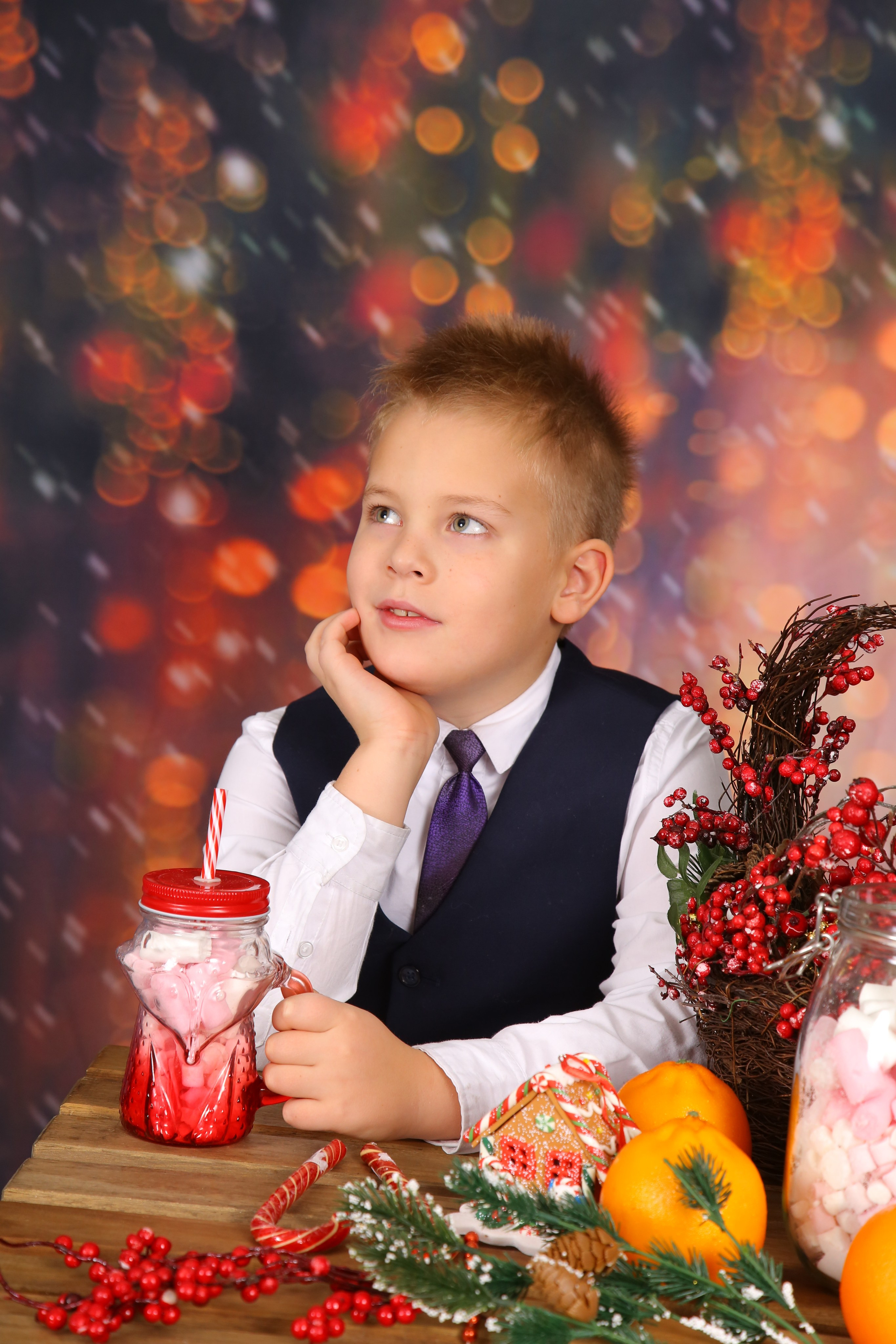 Новогодний коктейль. Выпускные альбомы в Нижнем Новгороде | Фотостудия Звездочет | Никулина Наталья