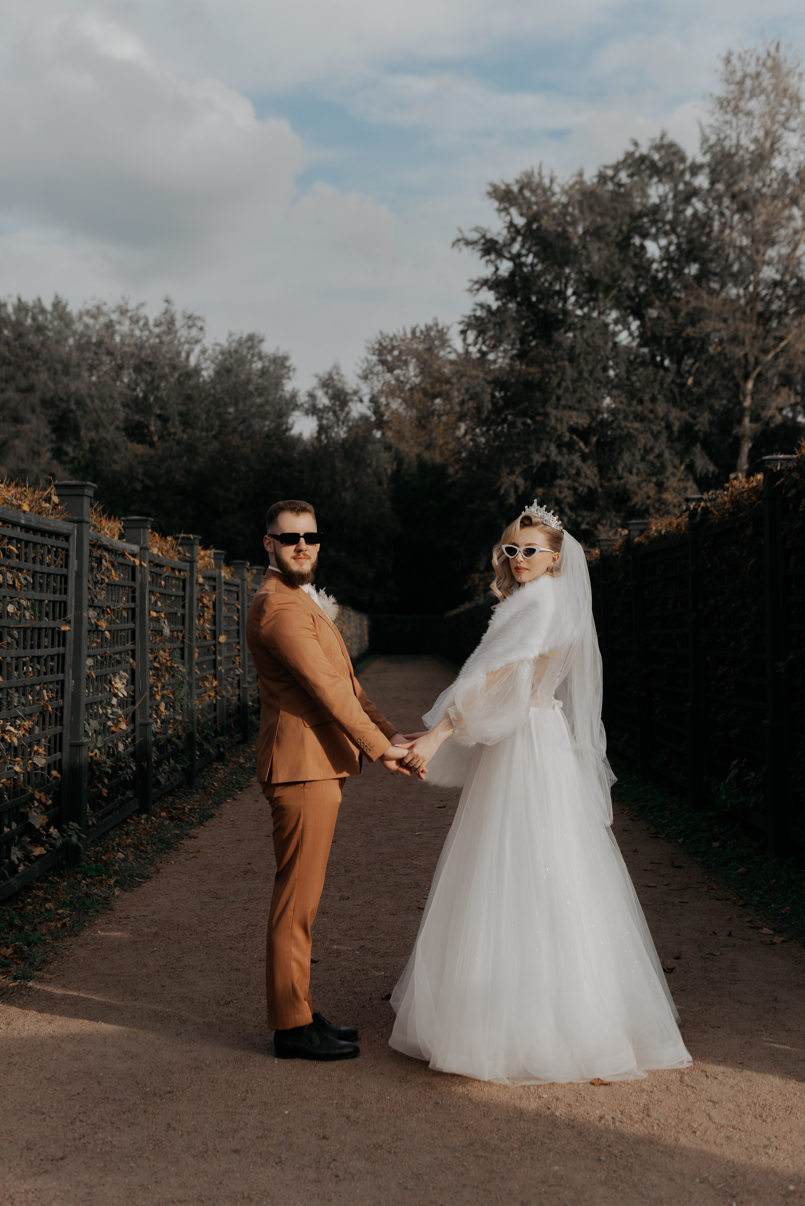 стильные свадебные фото